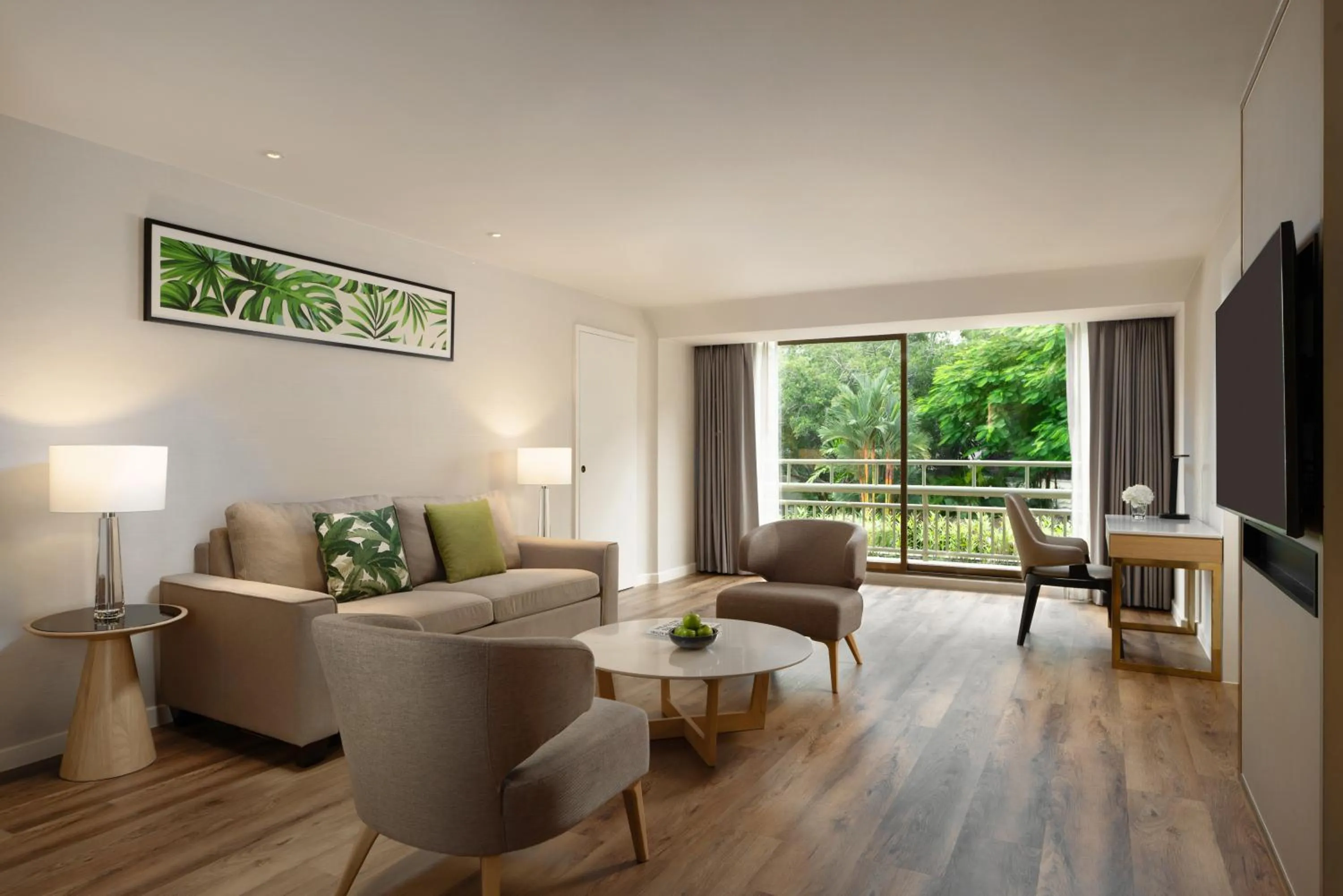 Living room in Mövenpick BDMS Wellness Resort Bangkok