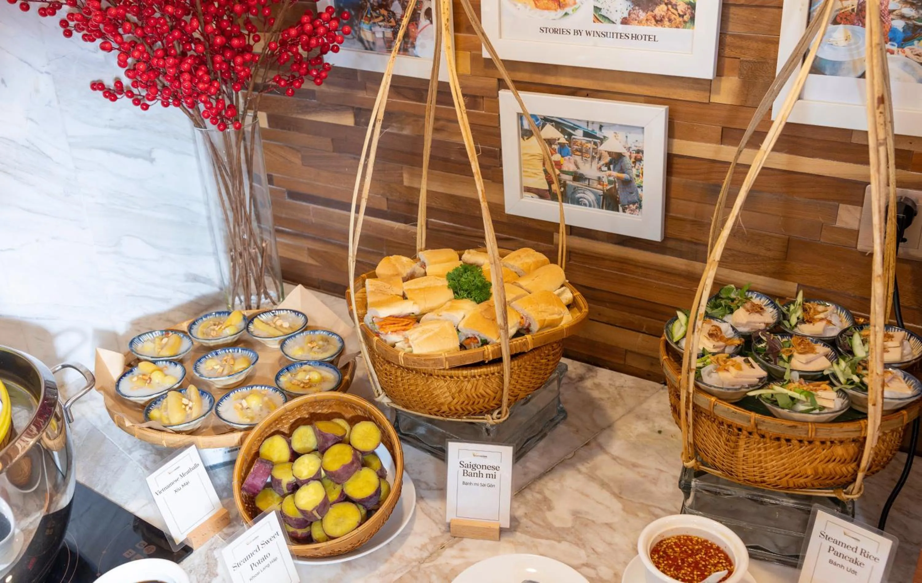 Breakfast in Winsuites Saigon Hotel