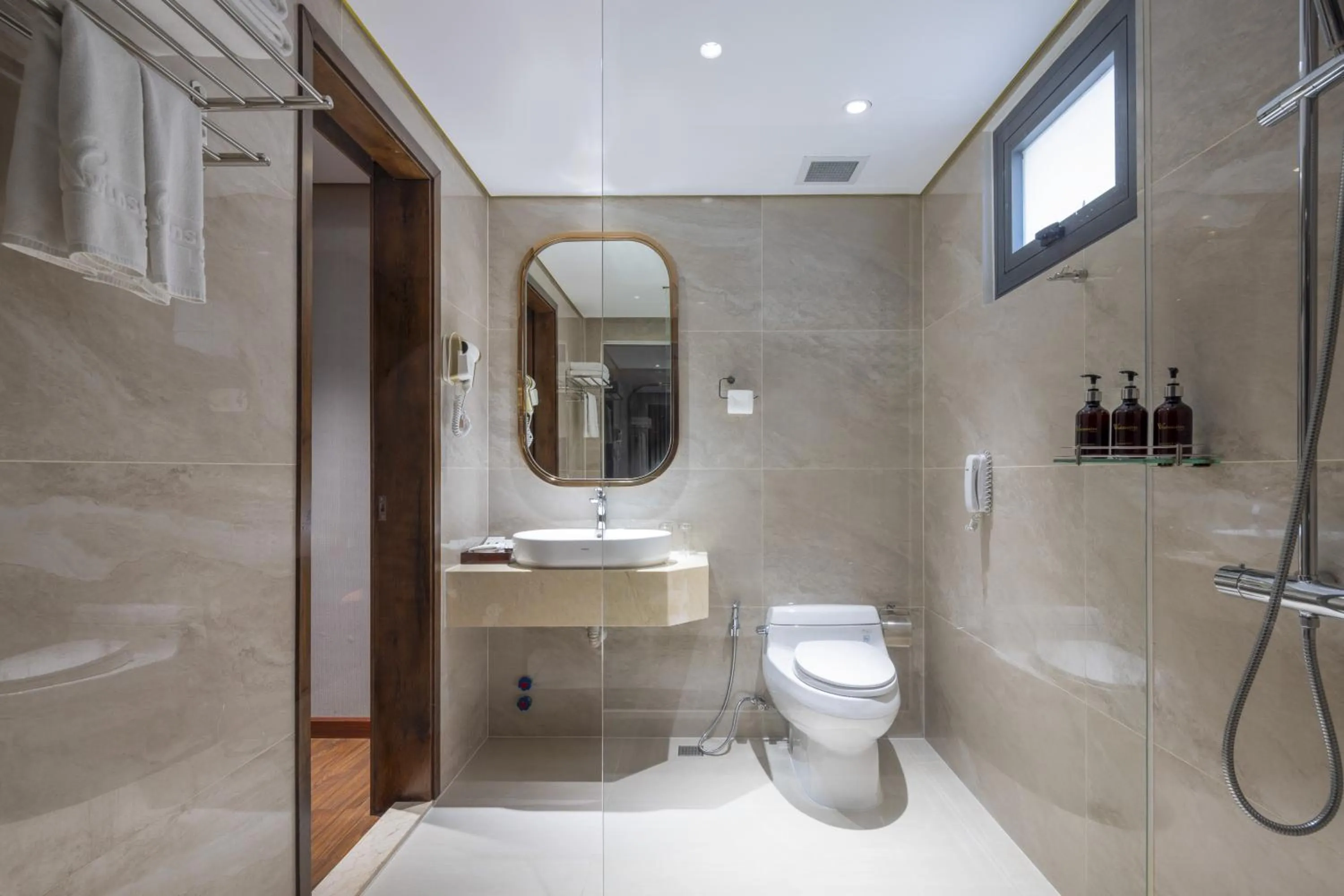 Bathroom in Winsuites Saigon Hotel