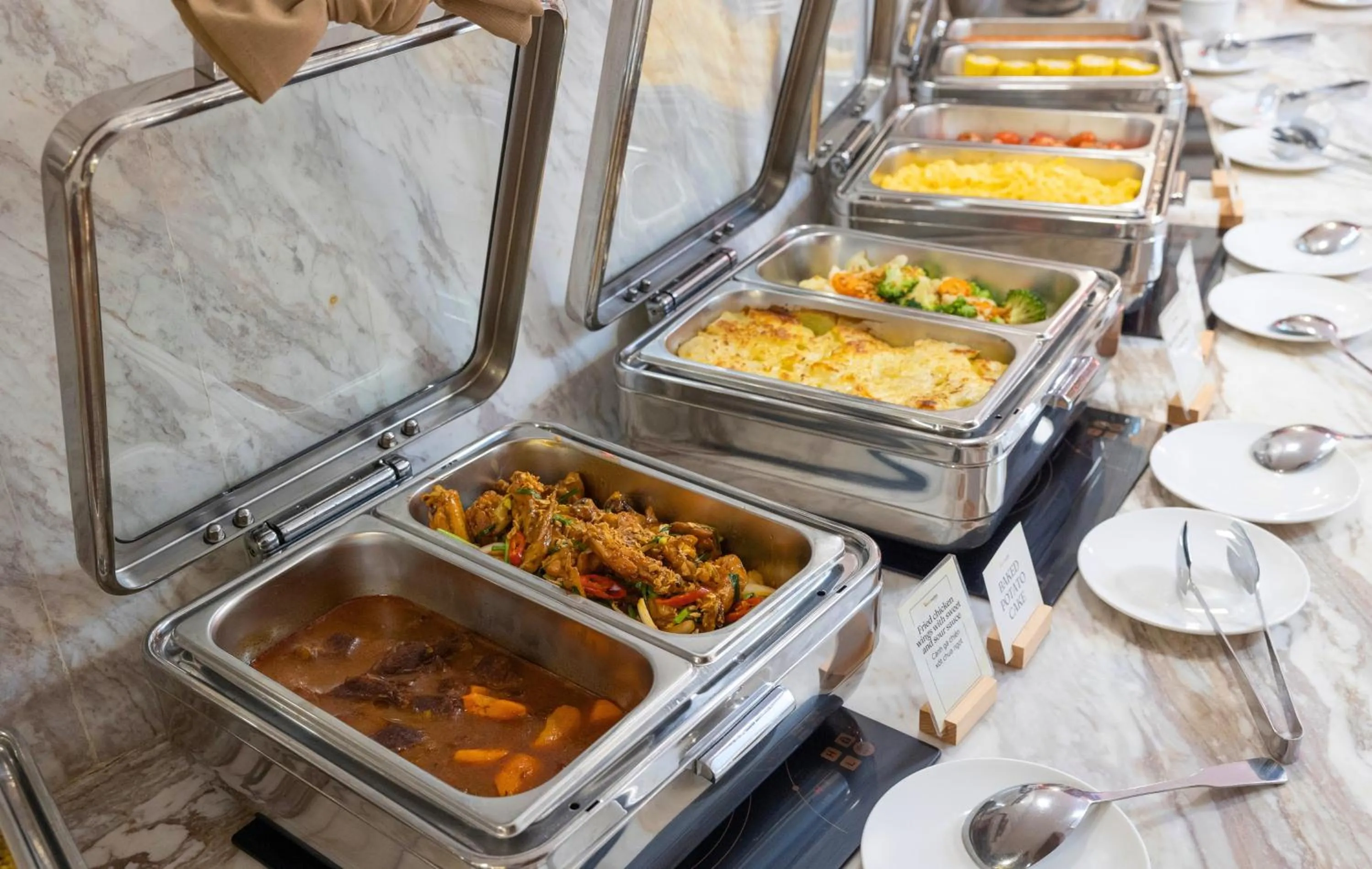 Breakfast in Winsuites Saigon Hotel