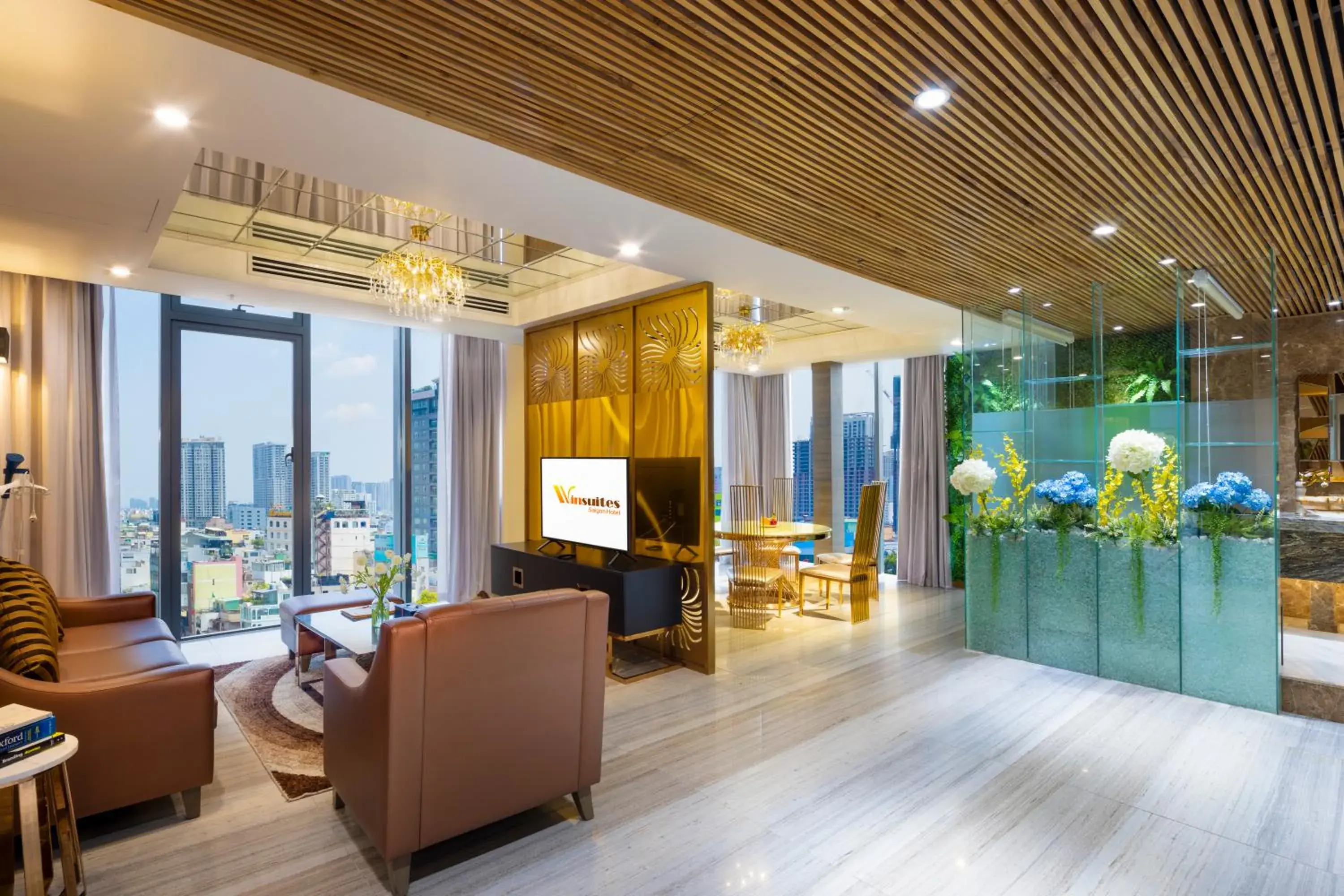 Signature Suite Two-Bedroom City View - Free Mini-bar & Afternoon Tea in Winsuites Saigon Hotel Signature Suite Two-Bedroom City View - Free Mini-bar & Afternoon Tea in Winsuites Saigon Hotel