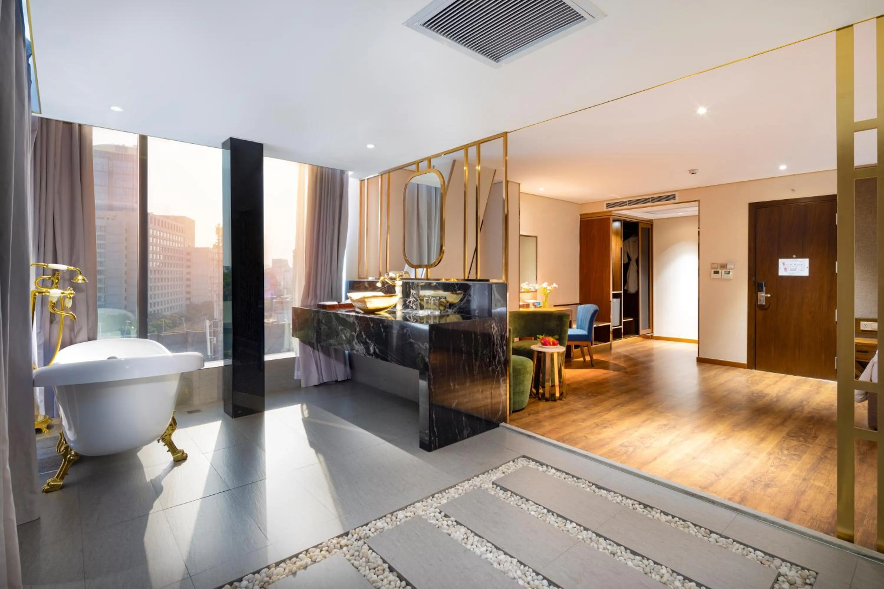 Bathroom in Winsuites Saigon Hotel