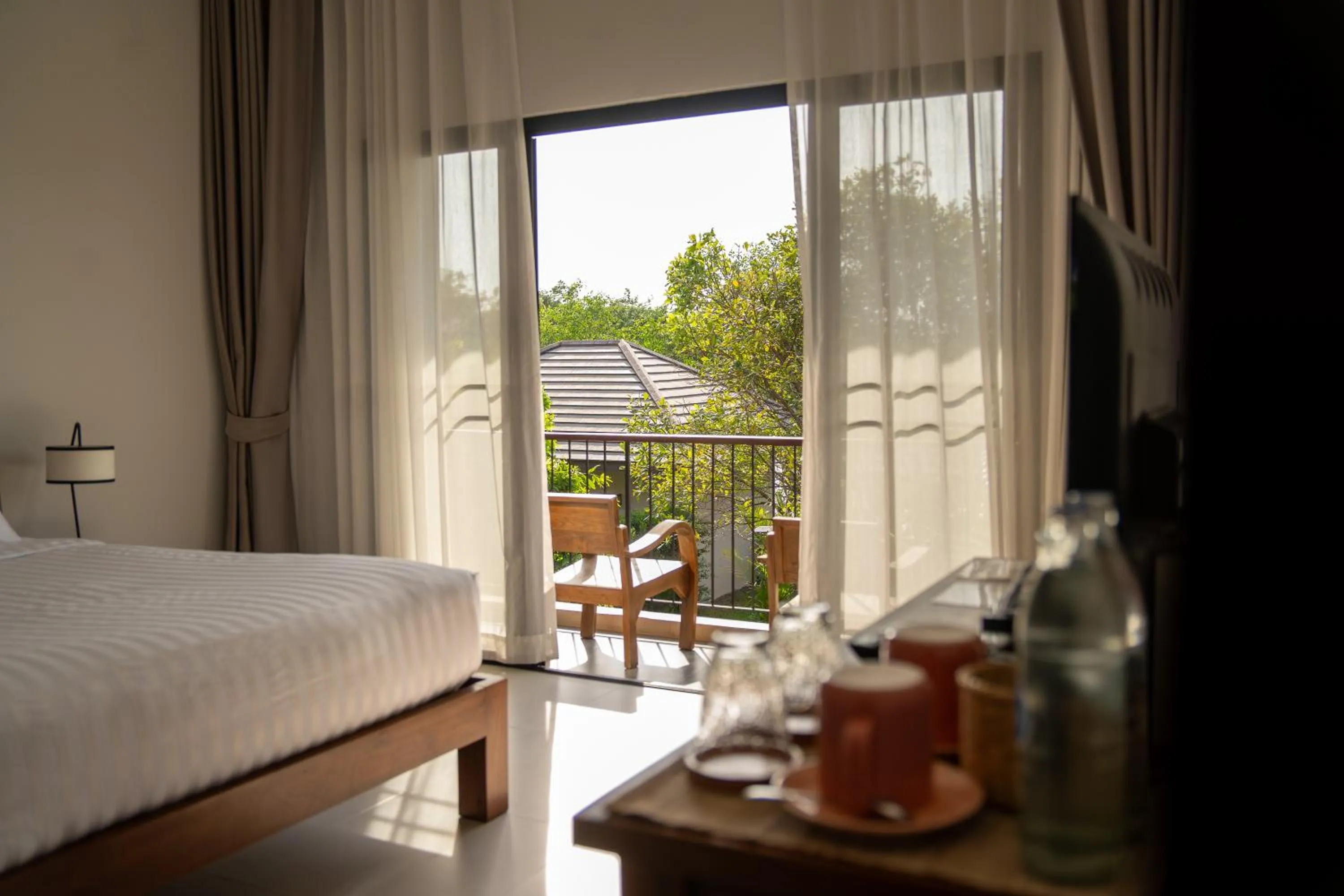 View (from property/room), Bed in Ploen Pirom