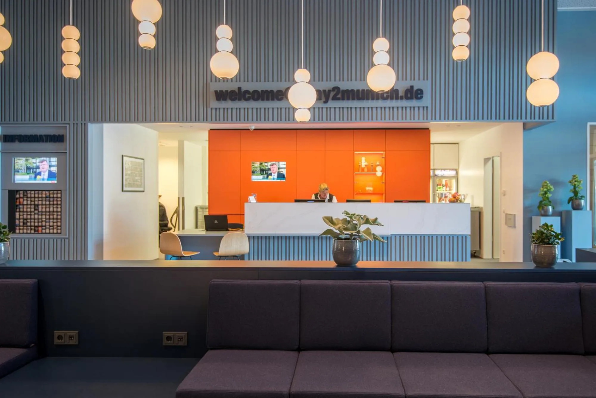 Lobby or reception in Stay2Munich Hotel & Serviced Apartments