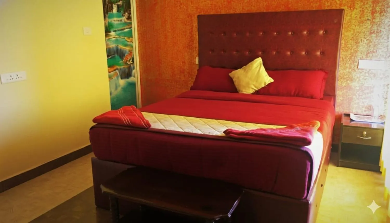 Bed in The Bowers Chalet Private Campfire & Lawn BBQ, WIFI, Breakfast Hill Top 360 degree view