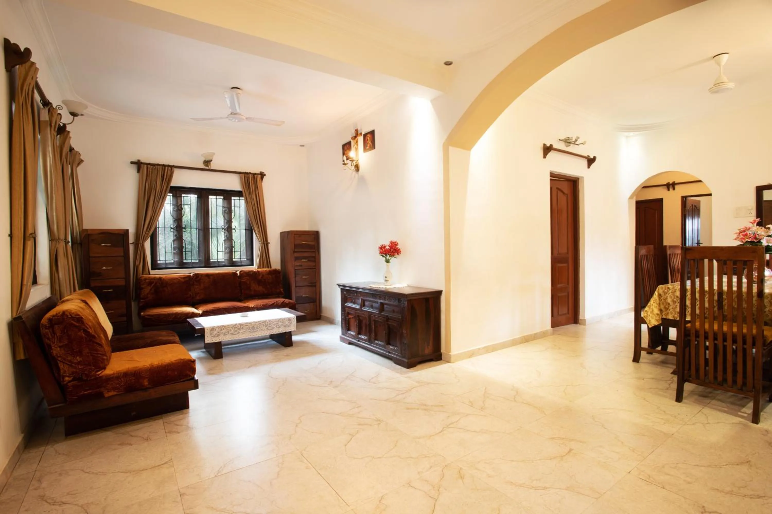 Living room, Bed in Casa Margarida