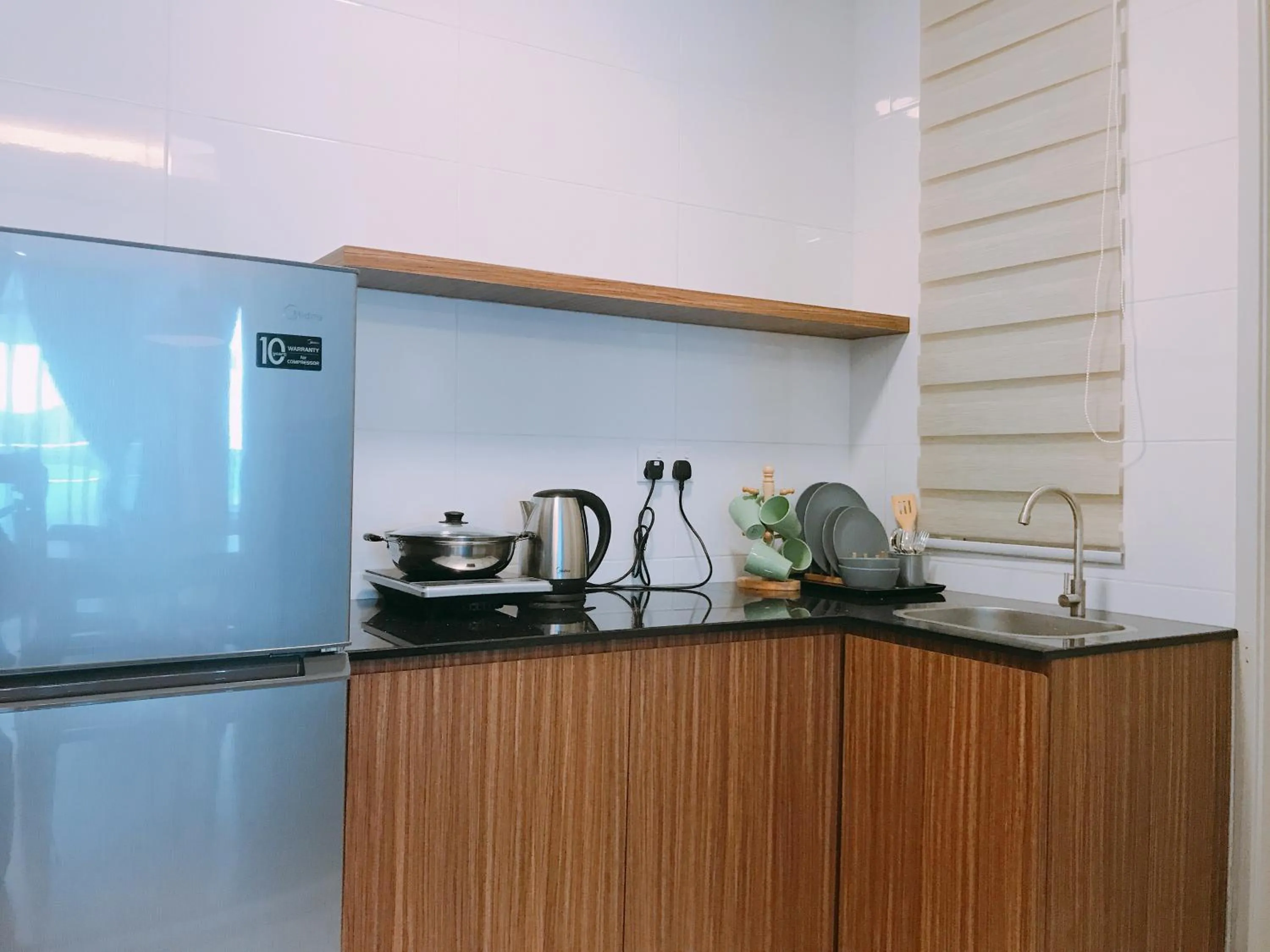 Kitchen or kitchenette in Mykey The Wave A-23-15 Melaka City