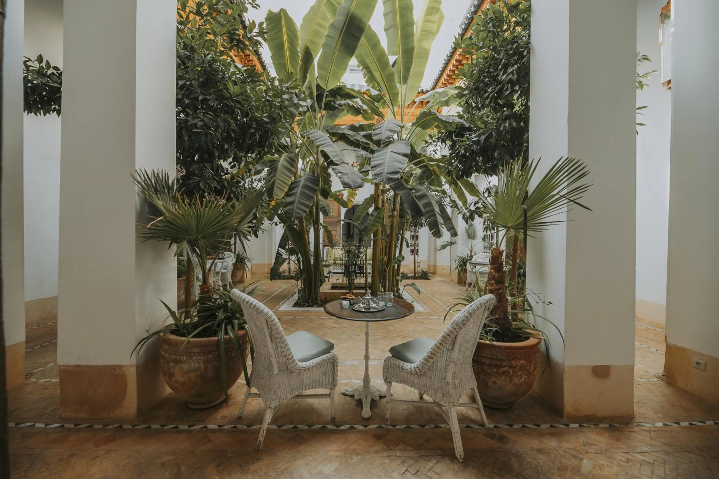 Patio in Palais Chadmi