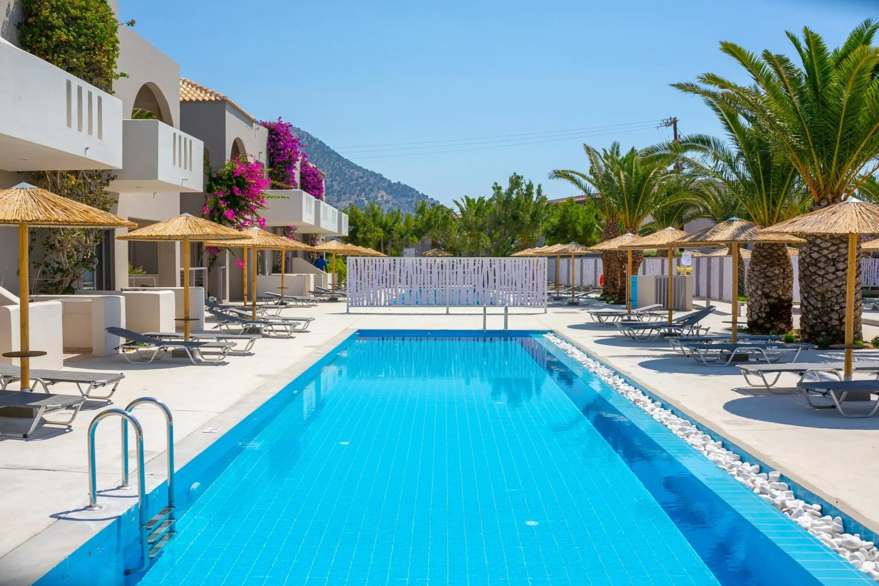 Pool view in Akti Beach Club Pool view in Akti Beach Club