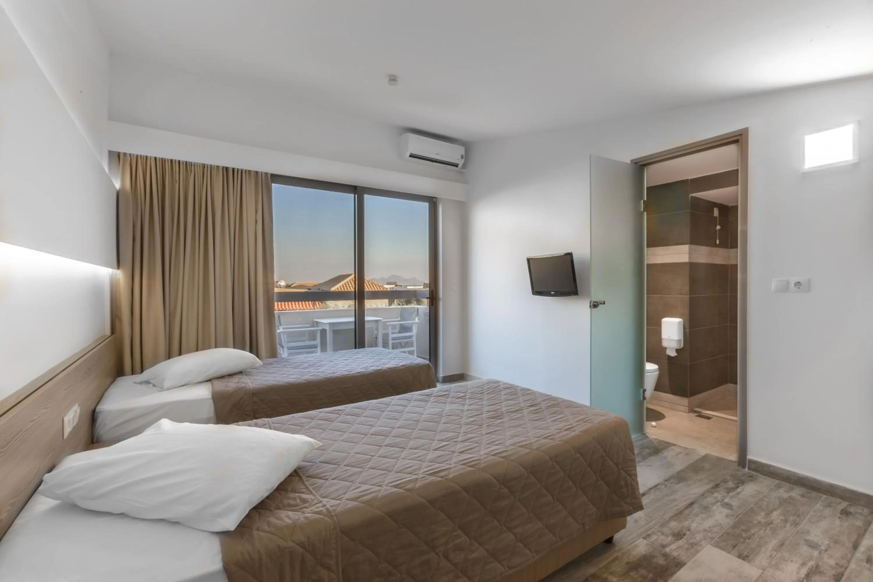 Bedroom, Bed in Akti Beach Club