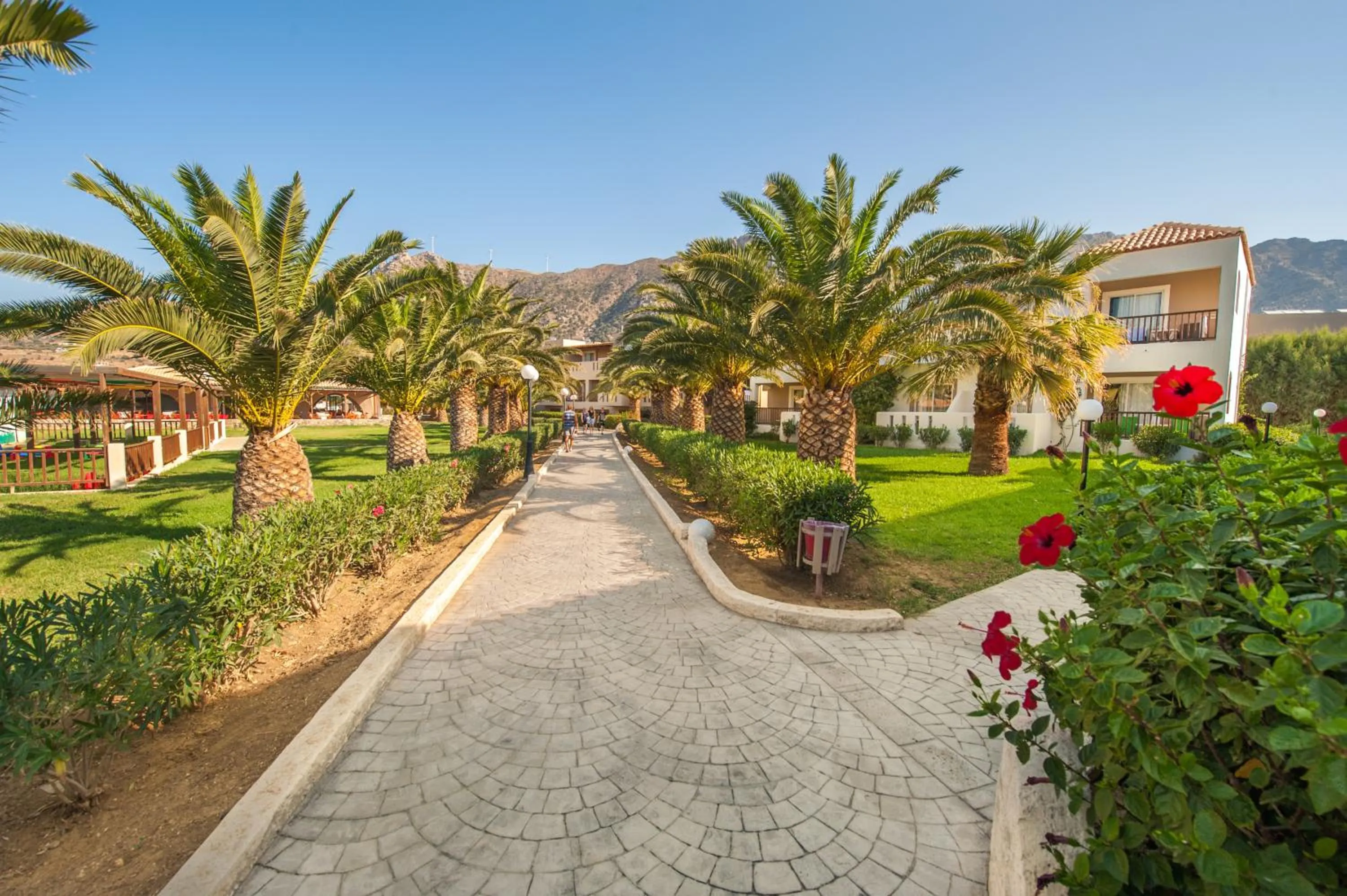 Garden in Akti Beach Club