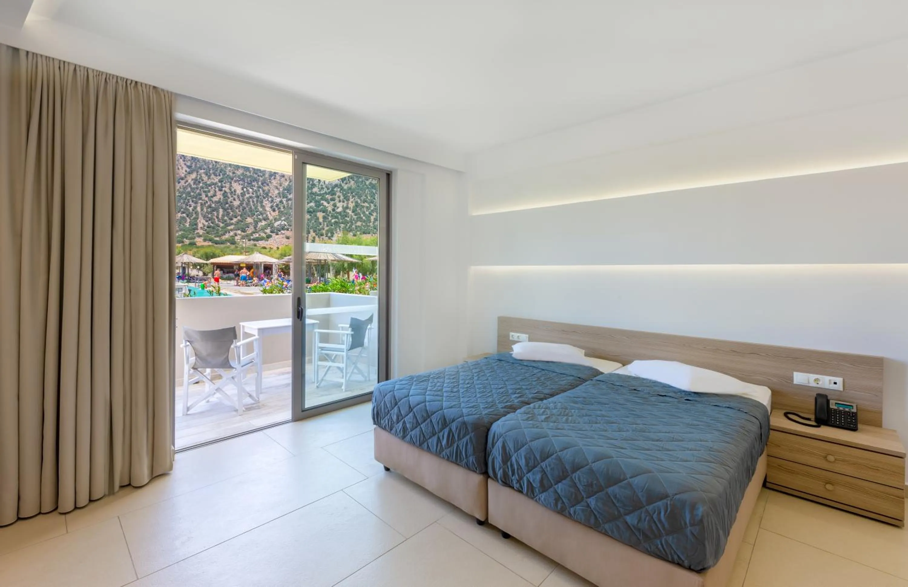 Bedroom, Bed in Akti Beach Club