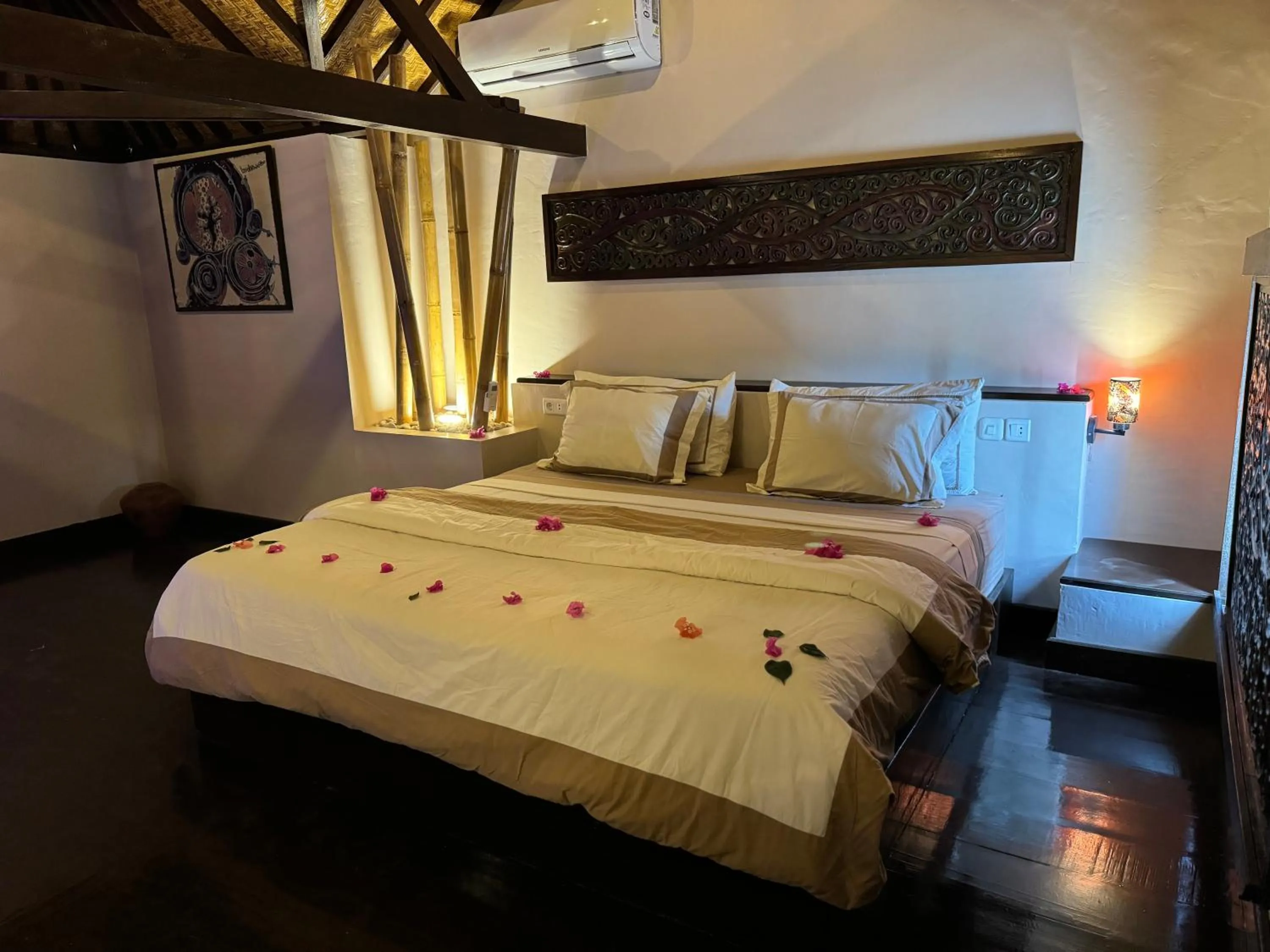 Bed in Cantika Villa