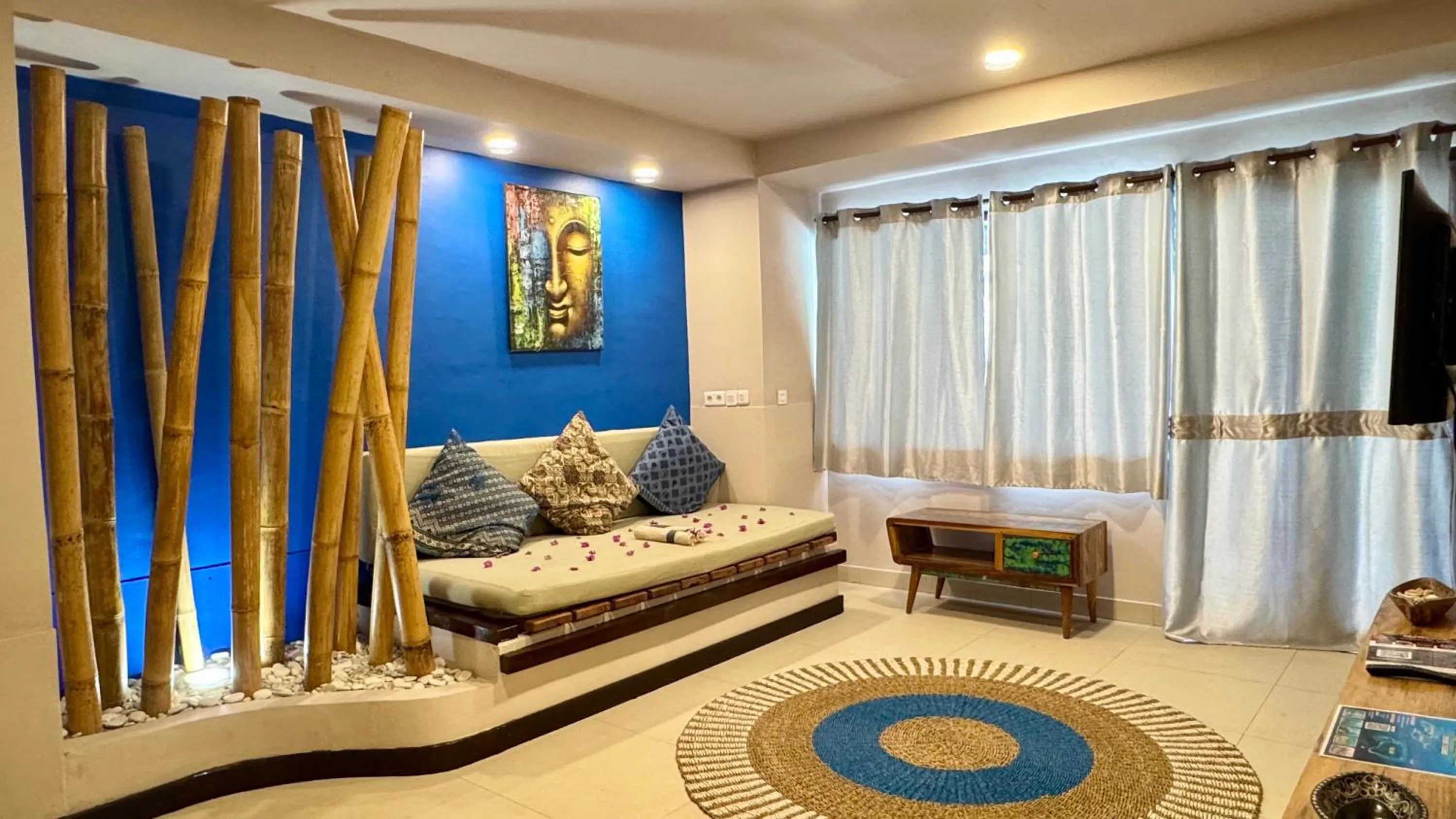 Living room, Bed in Cantika Villa