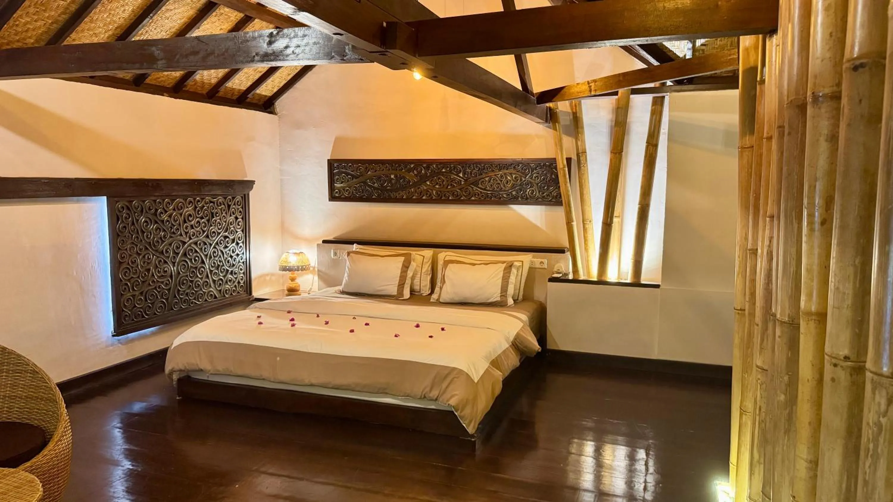 Bed in Cantika Villa