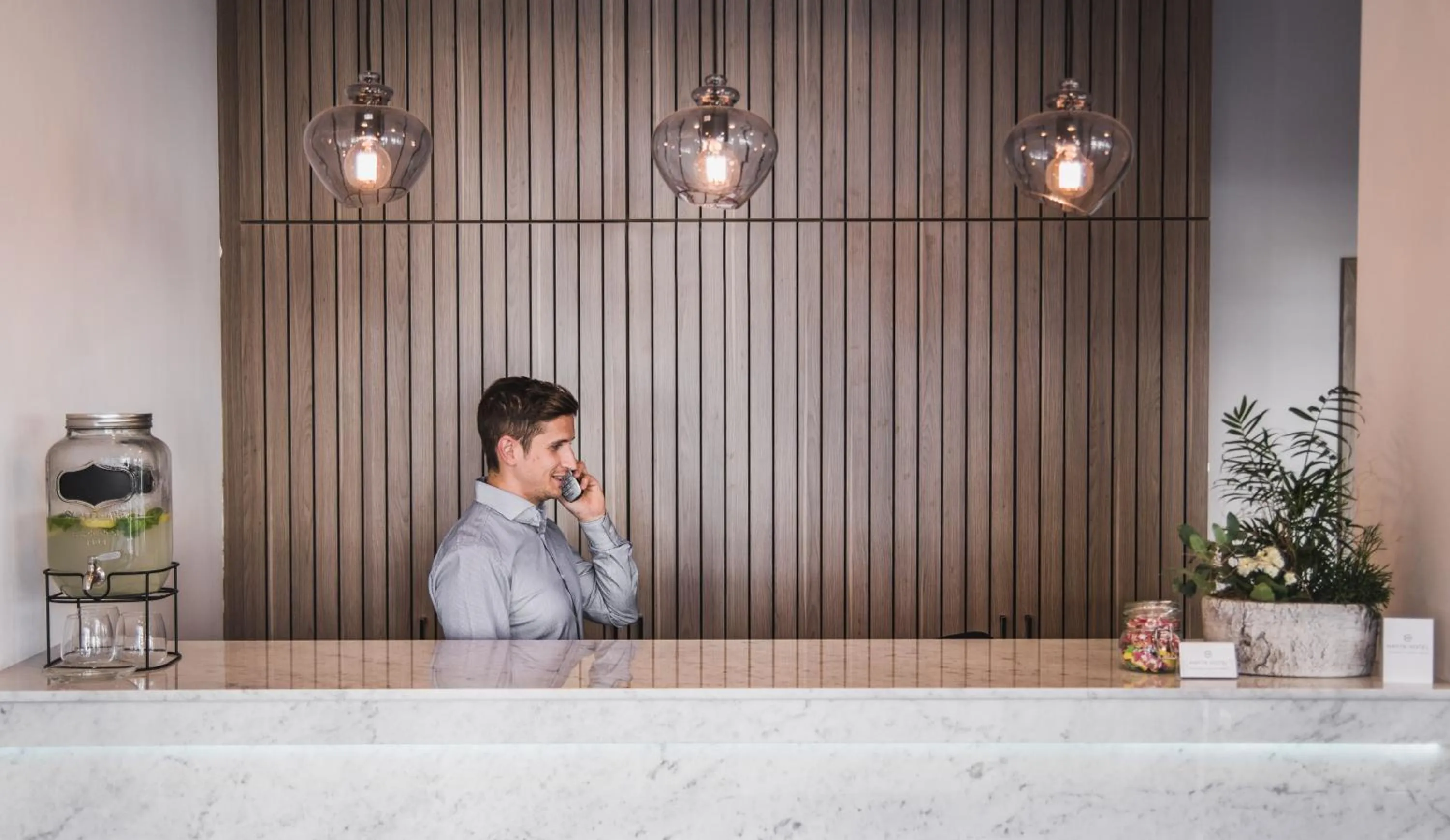 Lobby or reception in Hayta Hotel Stuttgart Airport Messe