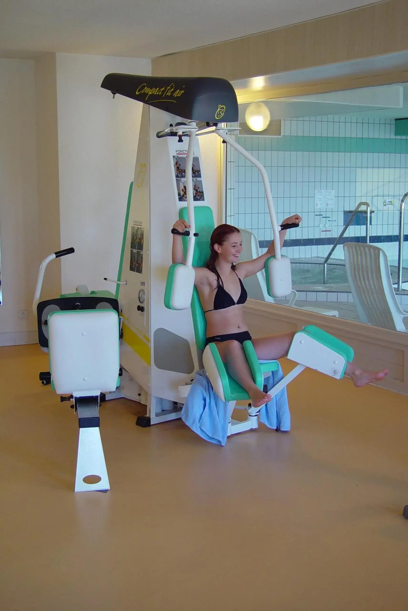 Fitness centre/facilities in Hotel et Résidence Le Clos Cerdan Fitness centre/facilities in Hotel et Résidence Le Clos Cerdan