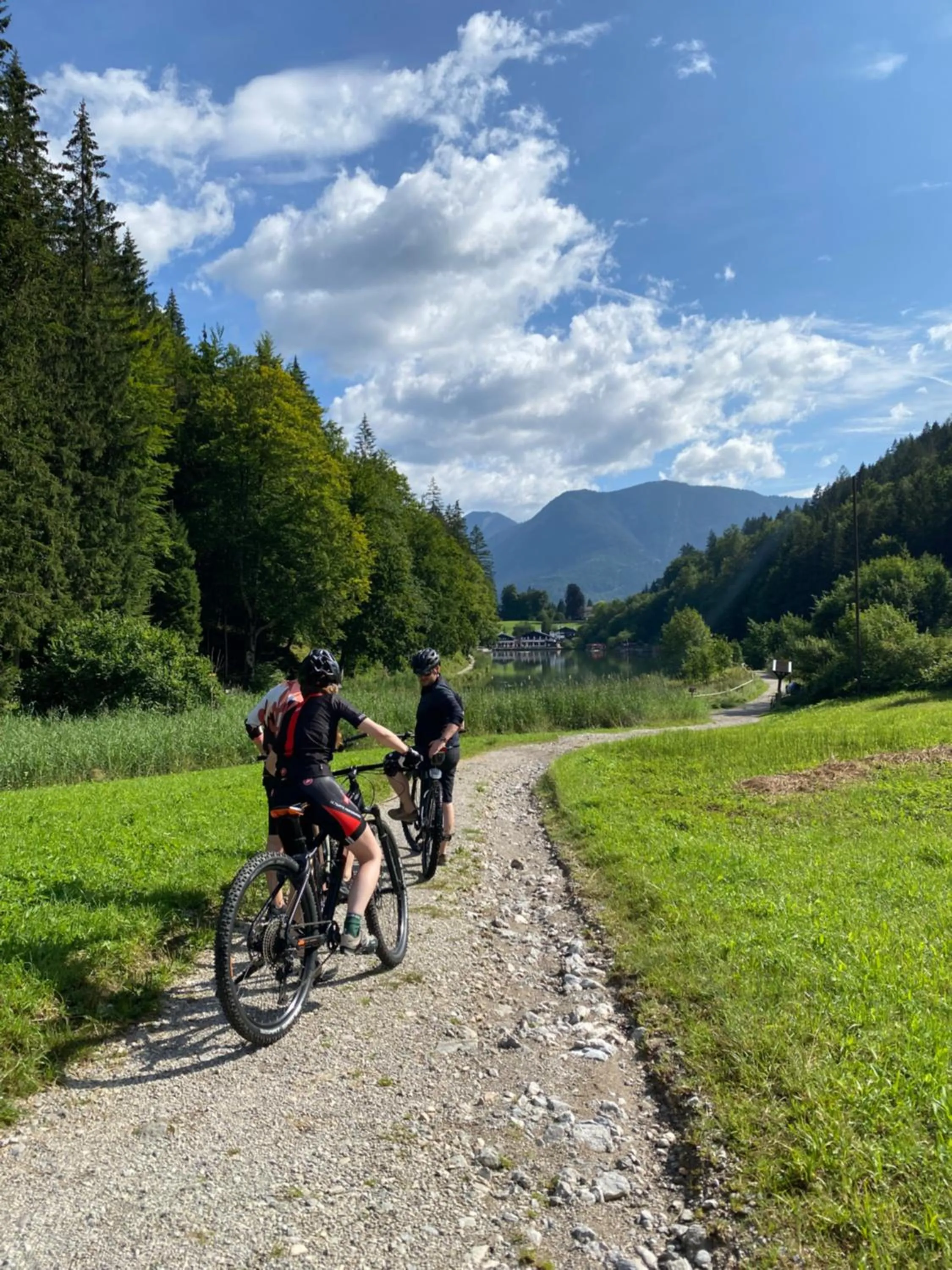 Cycling in Seehaus Riessersee