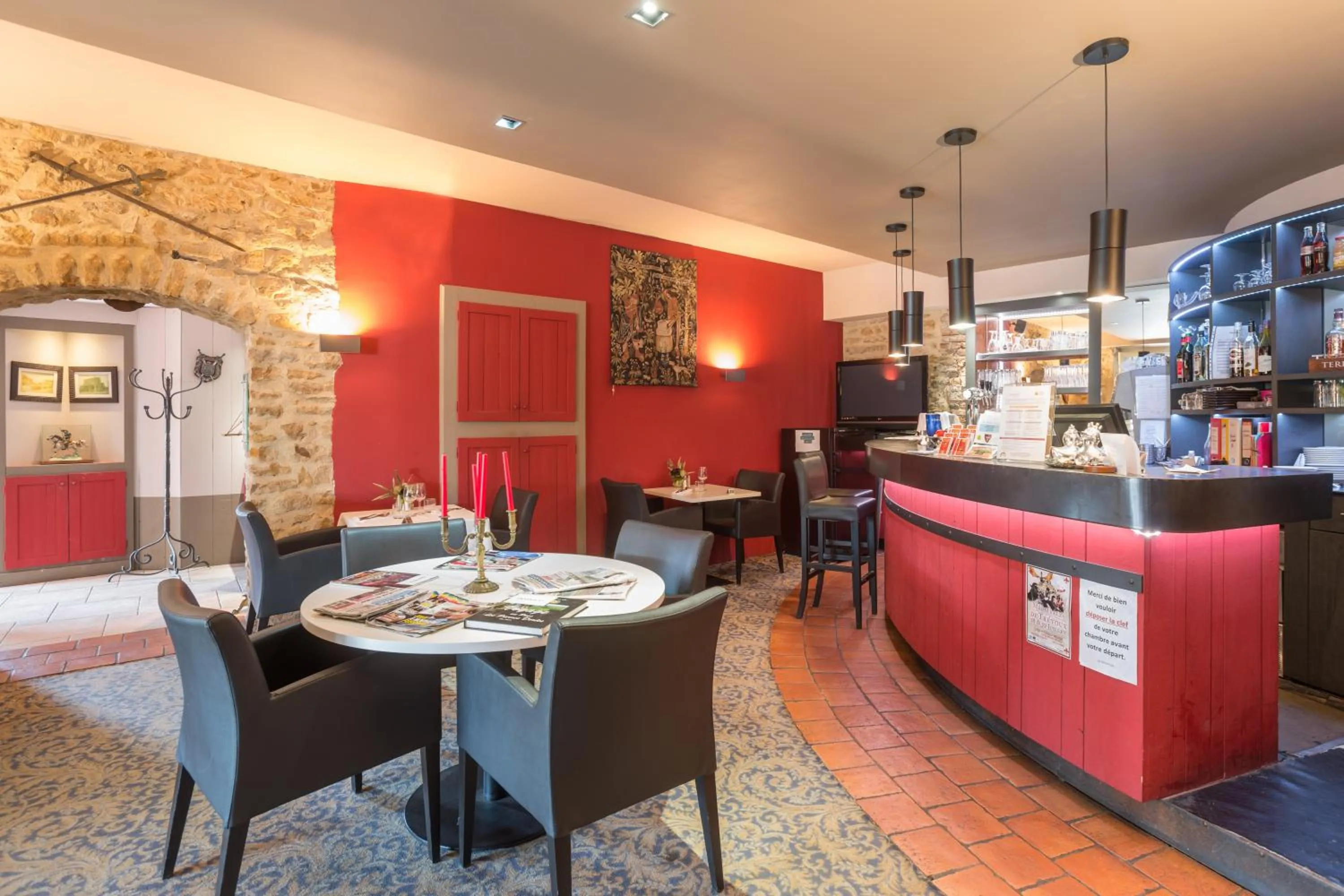 Seating area in La Tablée Médiévale