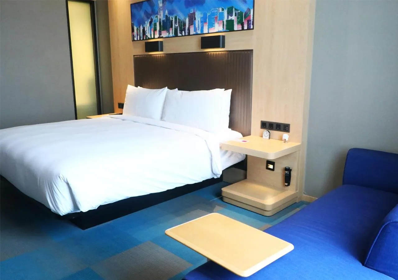Bed in Aloft Shanghai Zhangjiang Haike