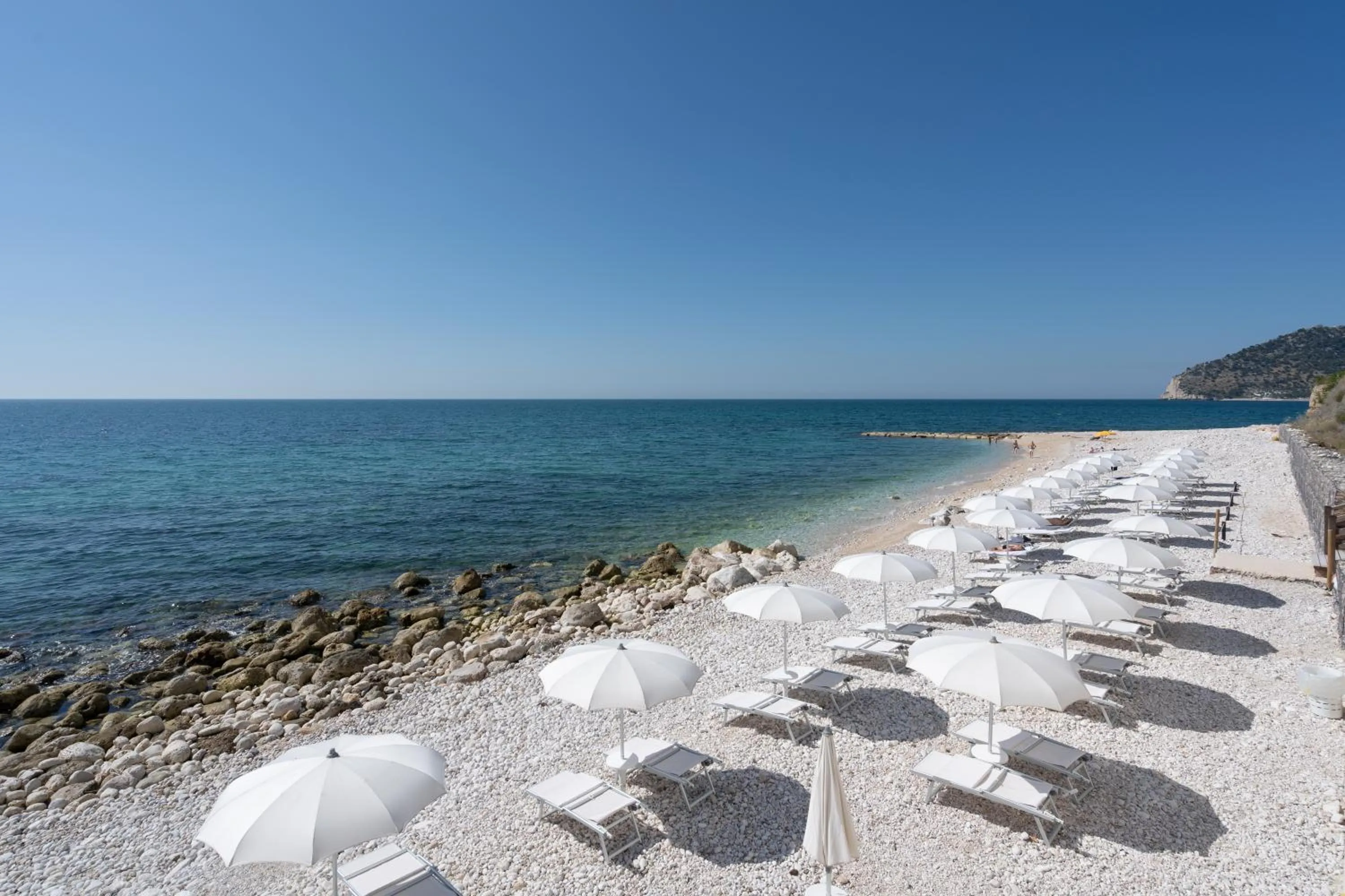 Beach in La Casa E Il Mare, Private Bay Hotel