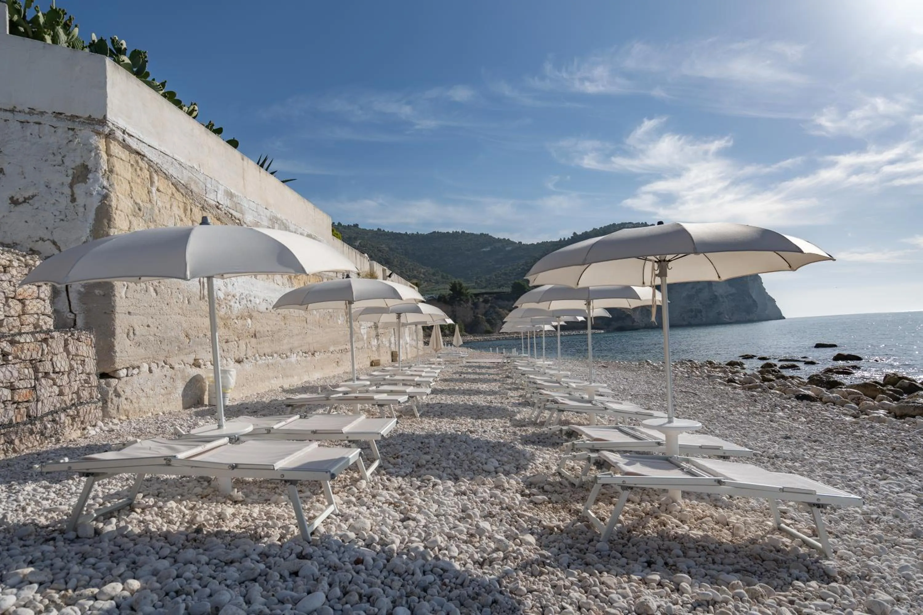 Beach in La Casa E Il Mare, Private Bay Hotel