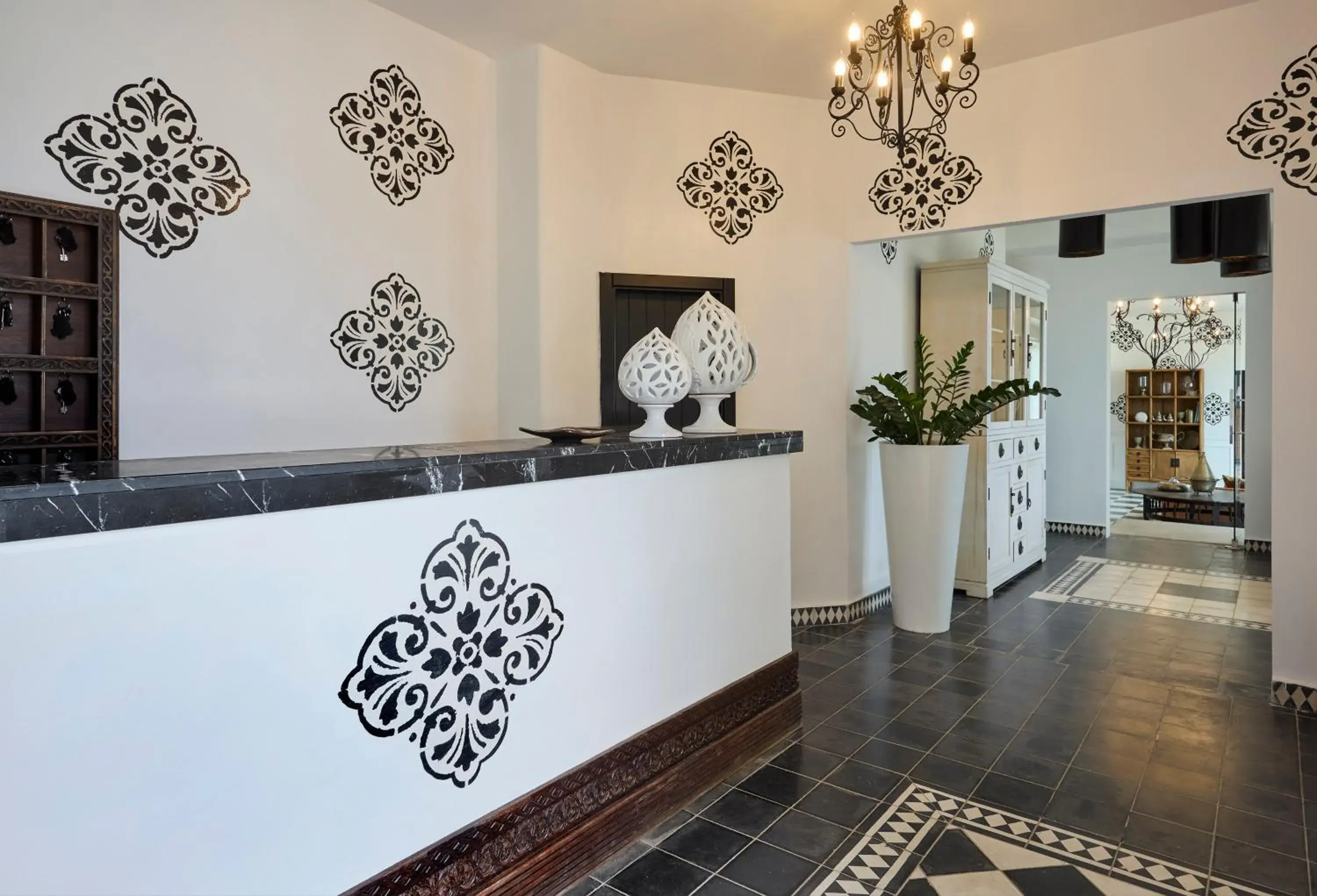 Lobby or reception in La Casa E Il Mare, Private Bay Hotel Lobby or reception in La Casa E Il Mare, Private Bay Hotel