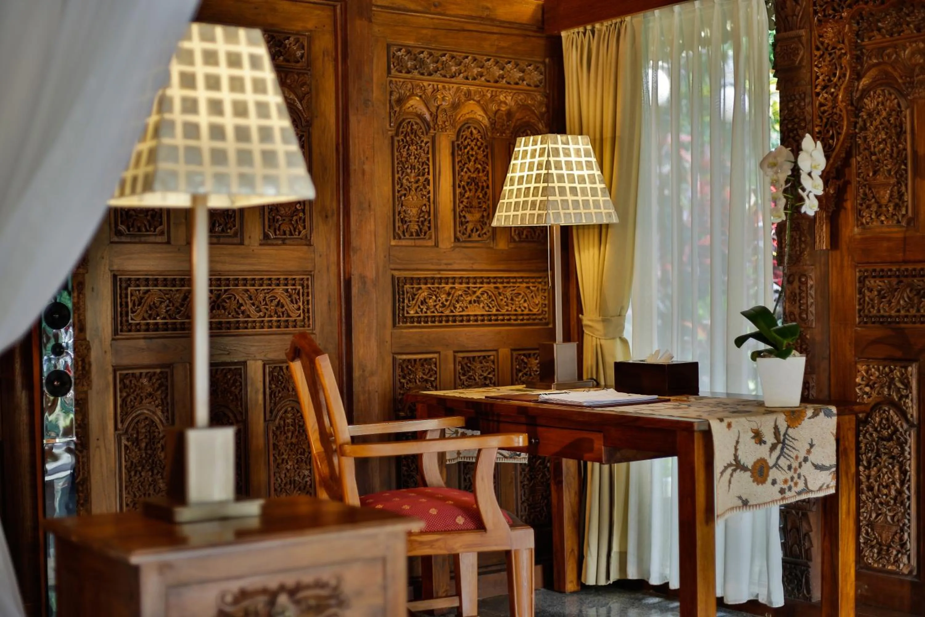 Seating area in Ayung Resort Ubud