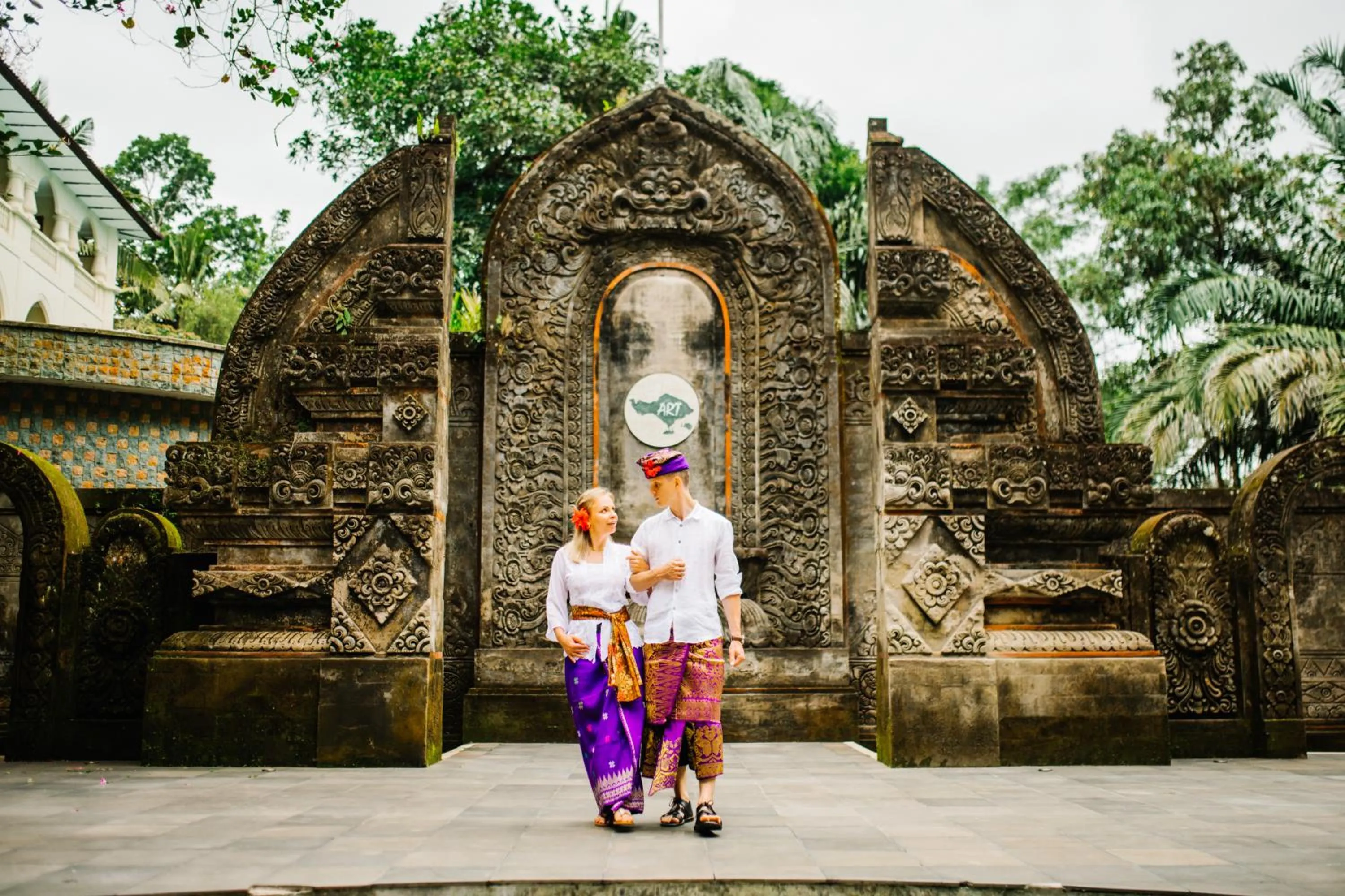 Decorative detail in Ayung Resort Ubud