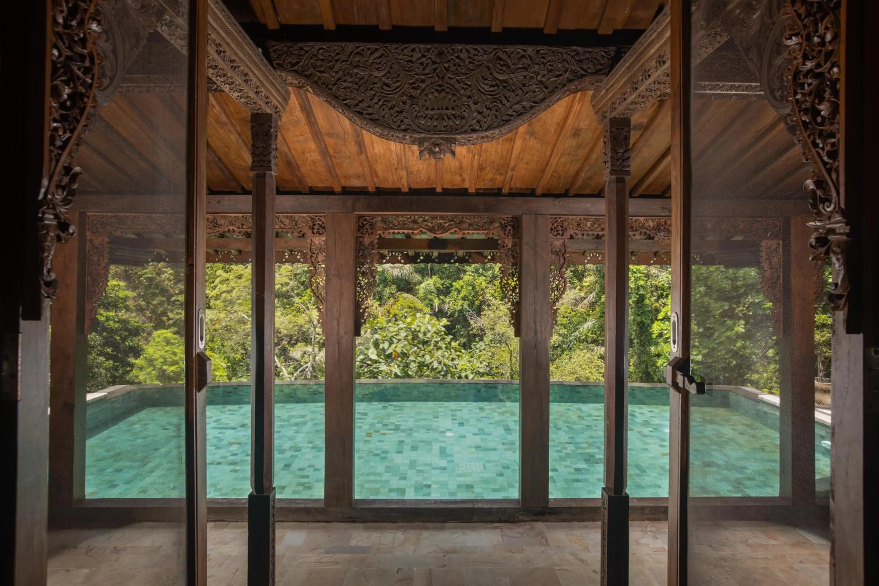 Pool view in Ayung Resort Ubud