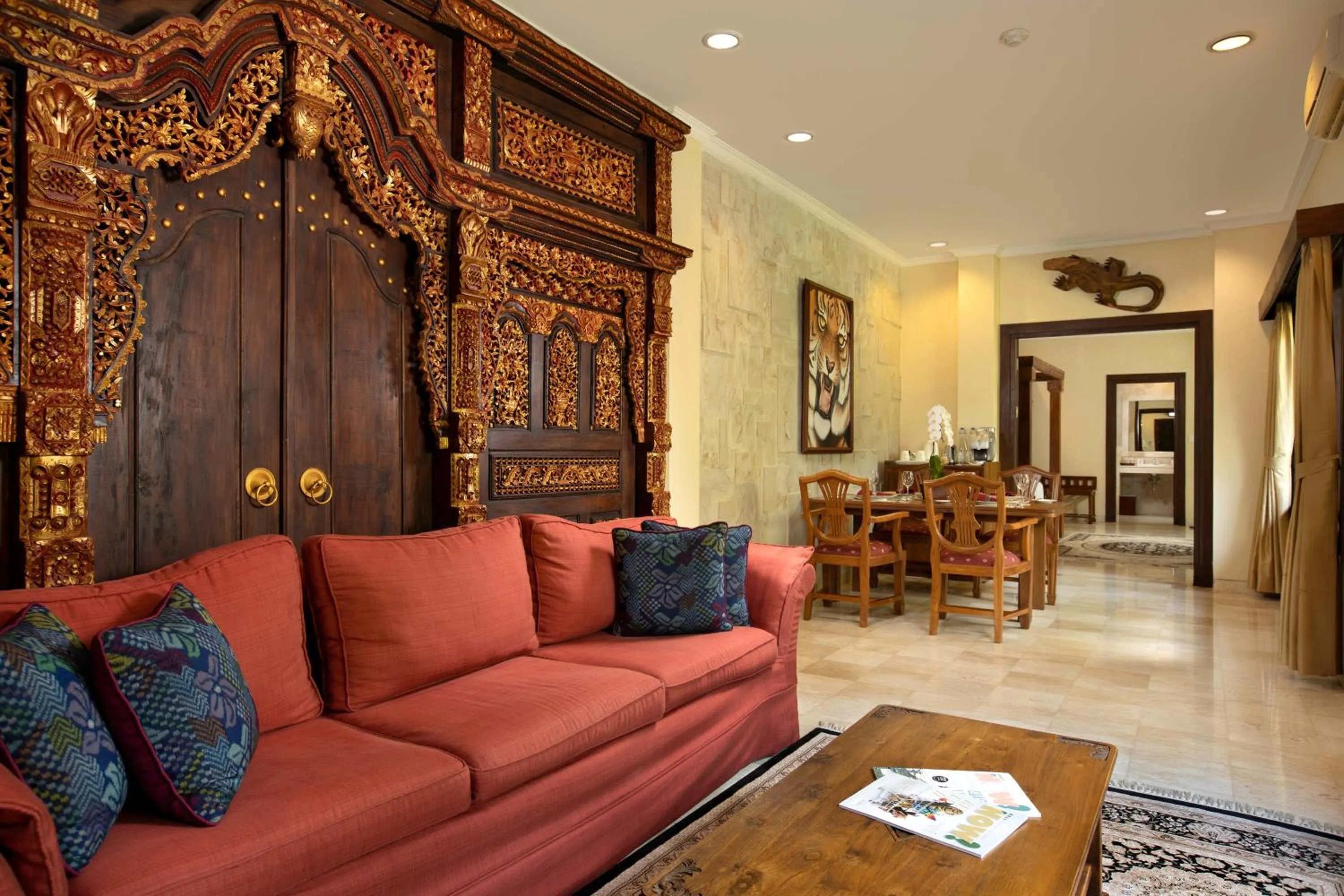 Living room in Ayung Resort Ubud
