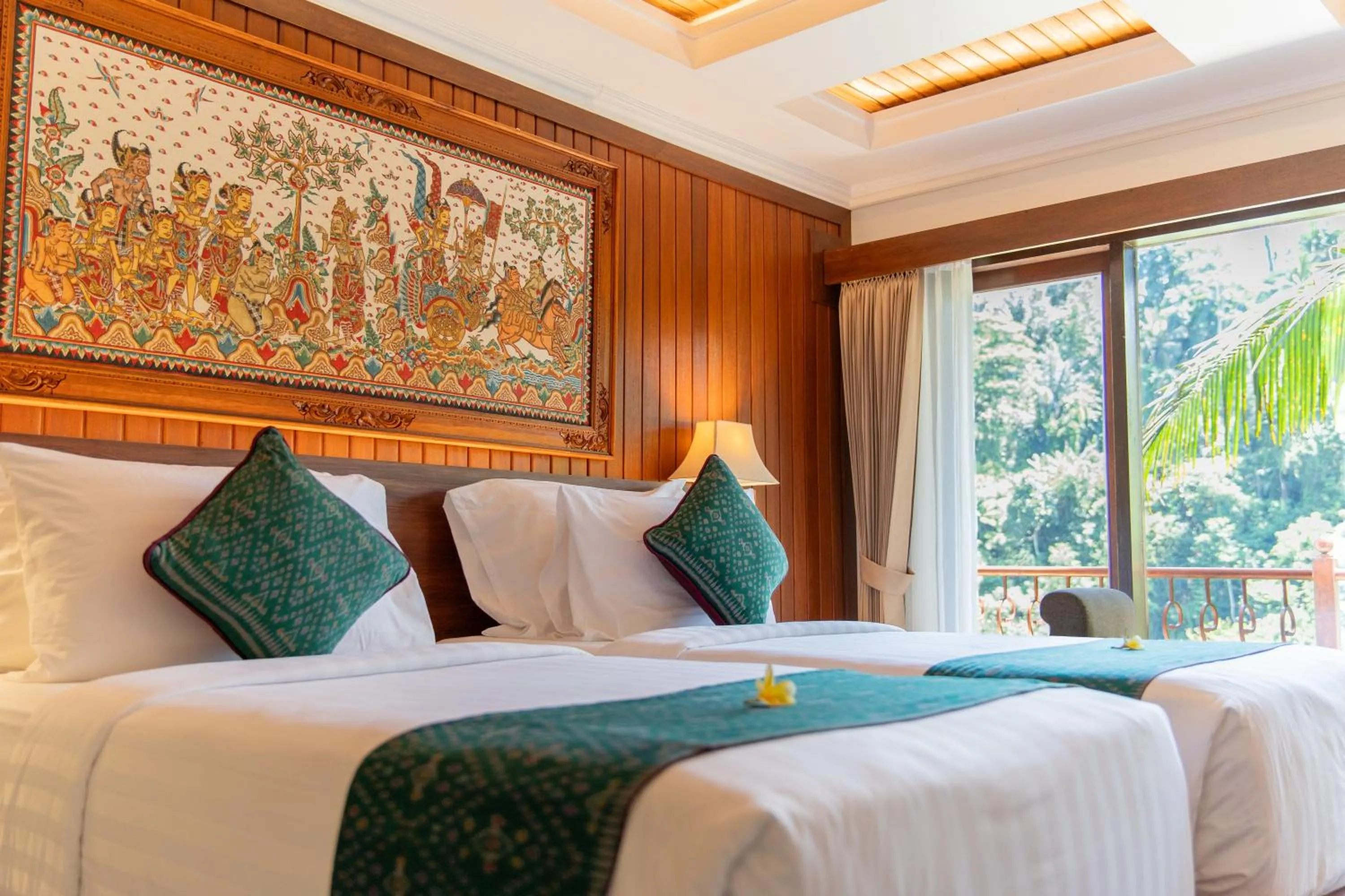 Bed in Ayung Resort Ubud