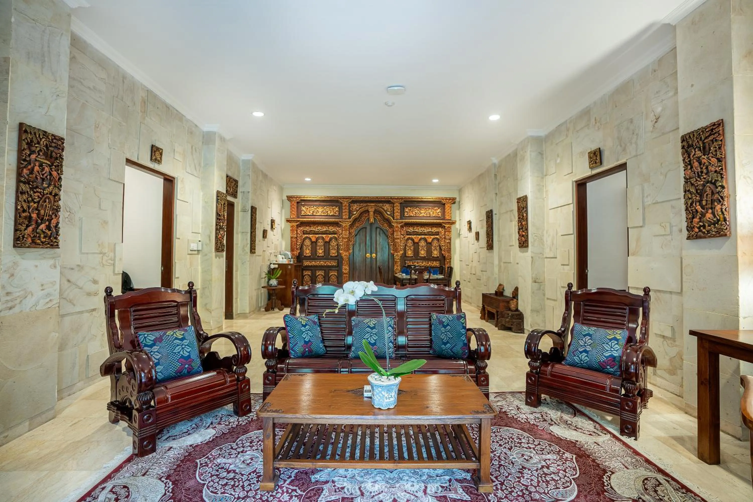 Living room in Ayung Resort Ubud