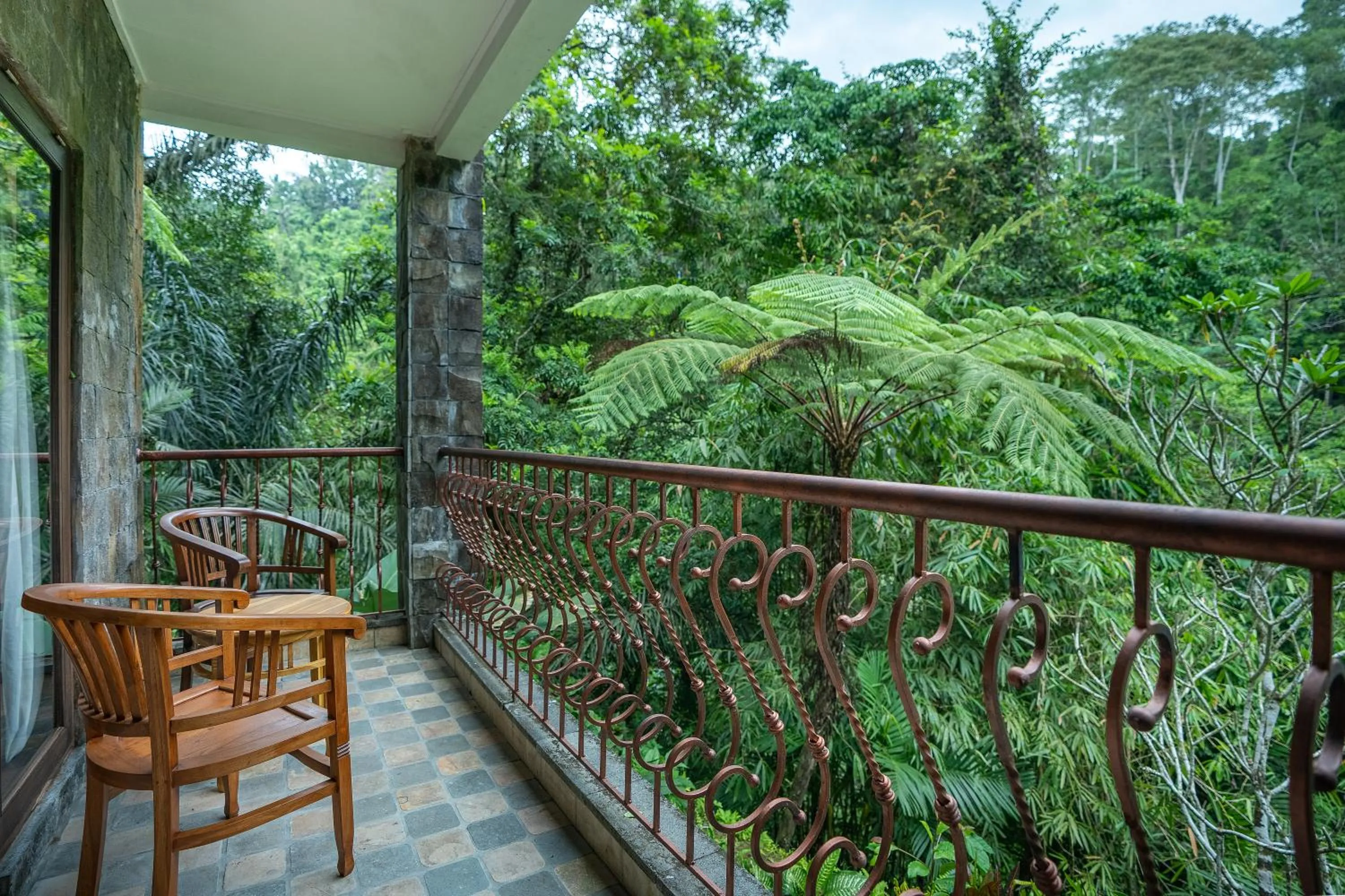 Balcony/Terrace in Ayung Resort Ubud