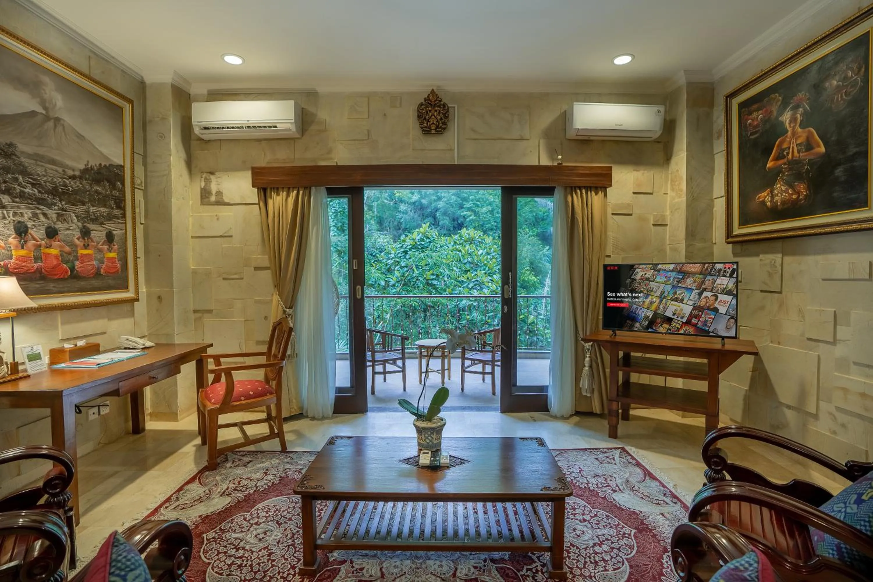 Living room in Ayung Resort Ubud