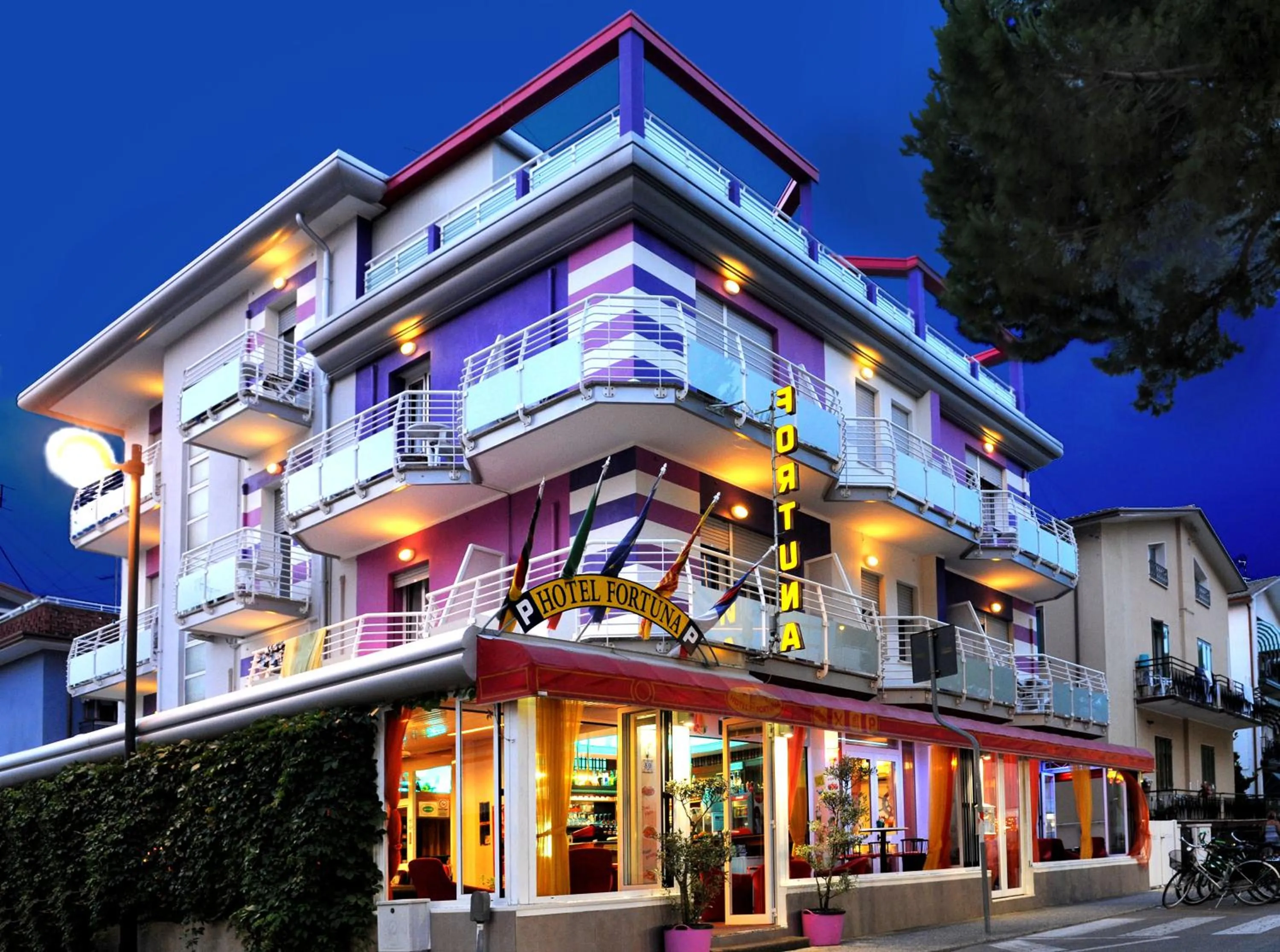 Property building in Hotel Fortuna