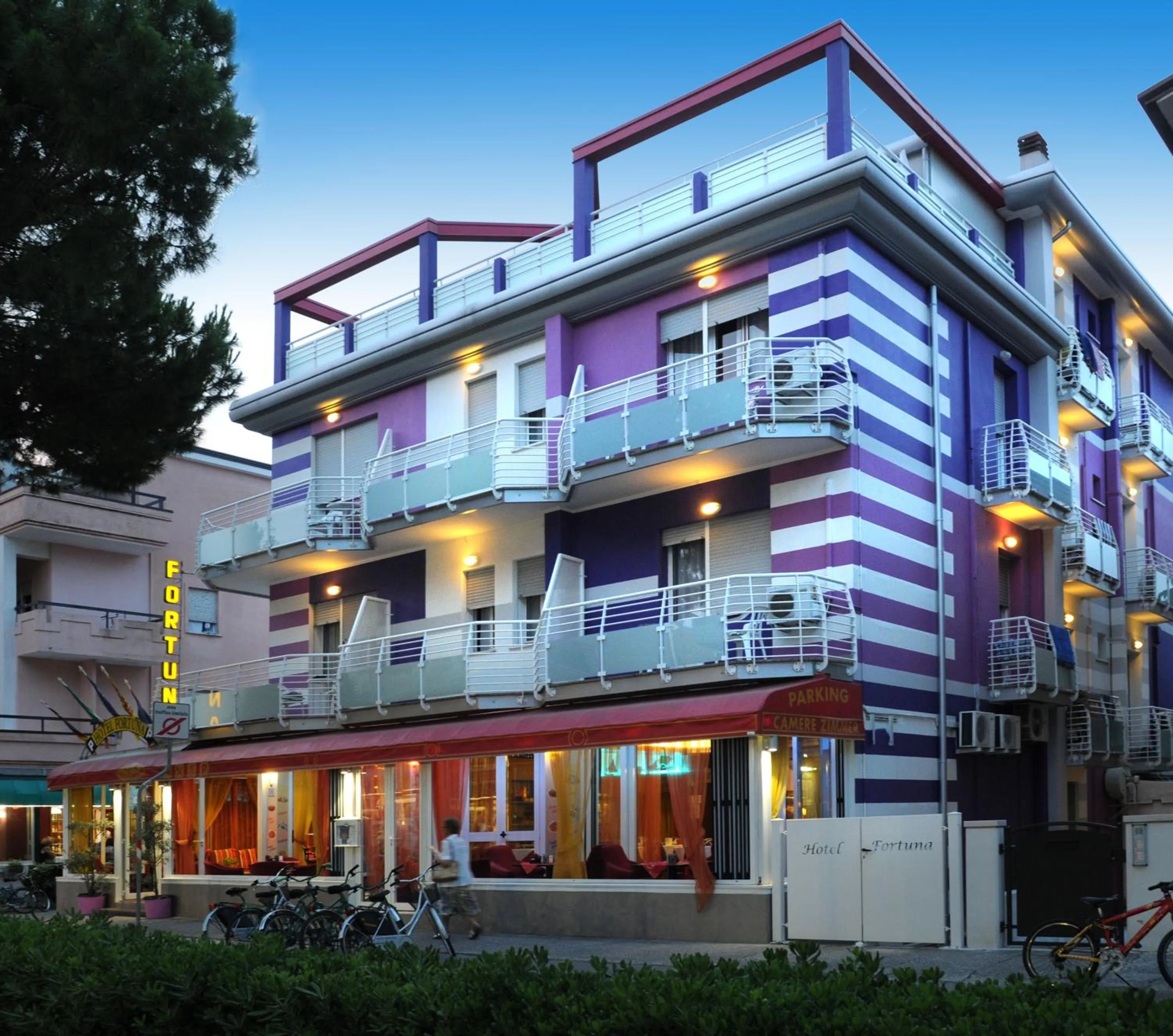 Property building in Hotel Fortuna