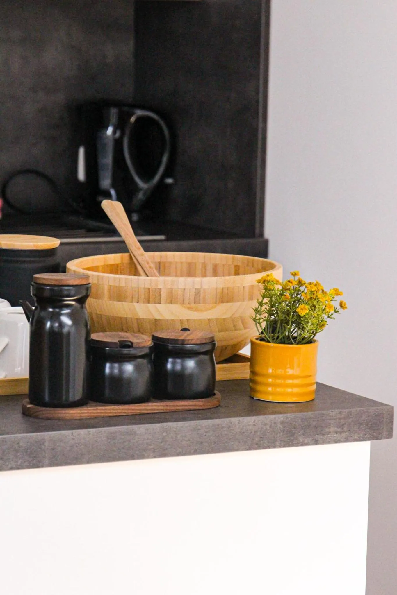 Kitchen or kitchenette in Hotel Stiegler Bed & Breakfast