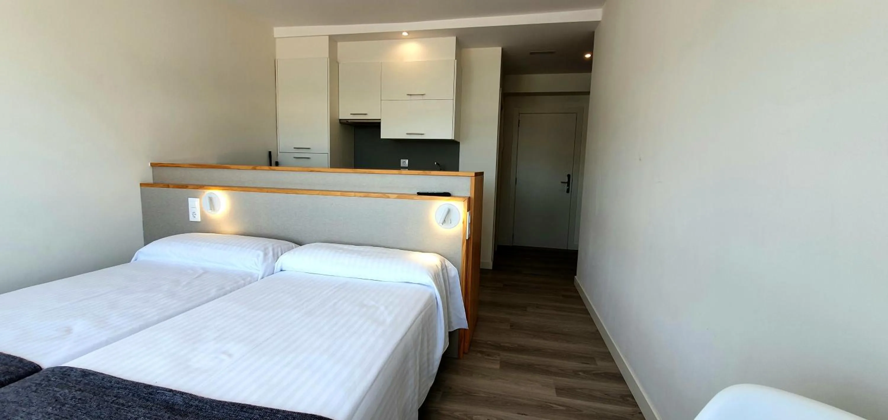 Bed in Apartamentos Costa da Morte Muxia