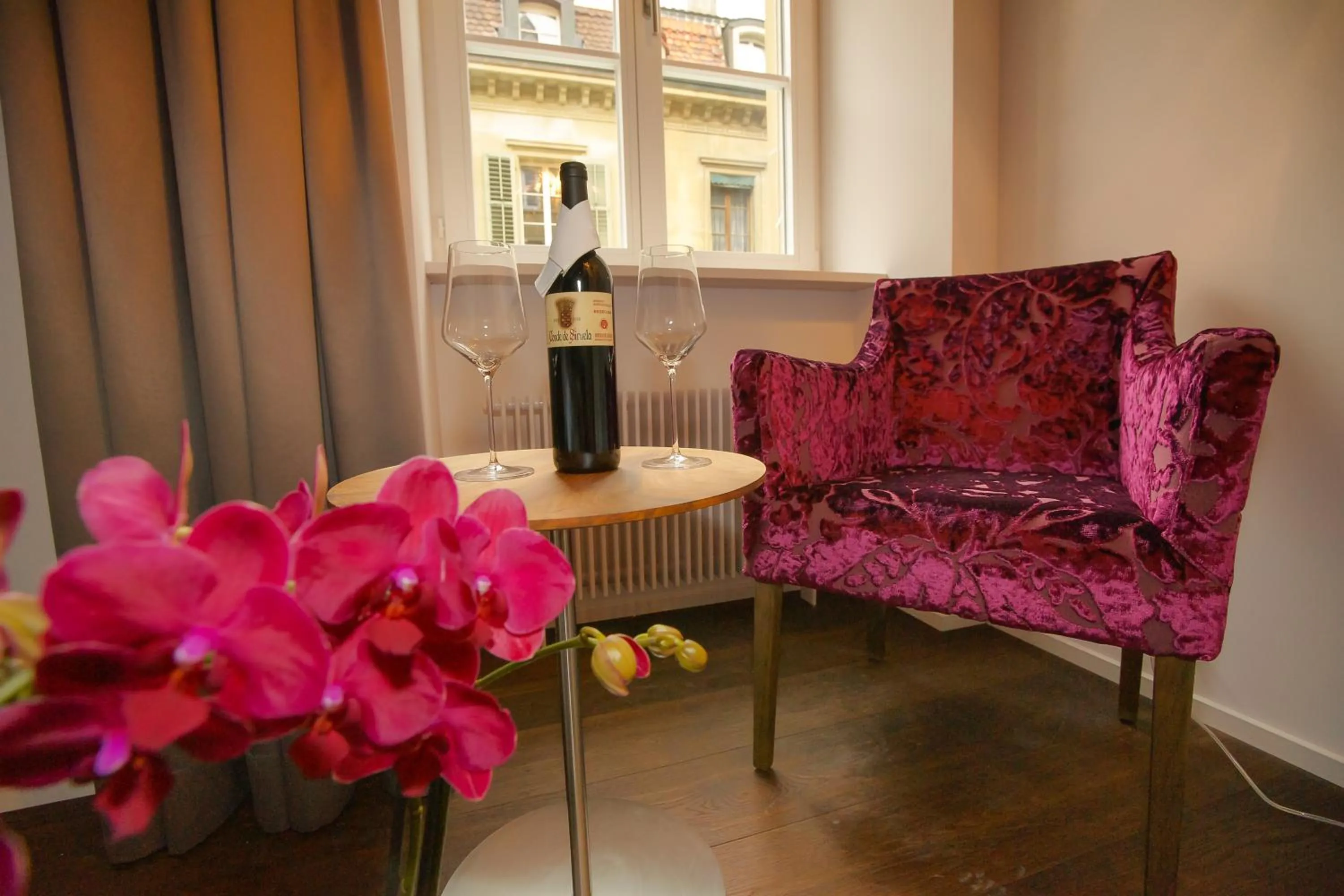 Seating area in Boutique Hotel - Restaurant Orchidee