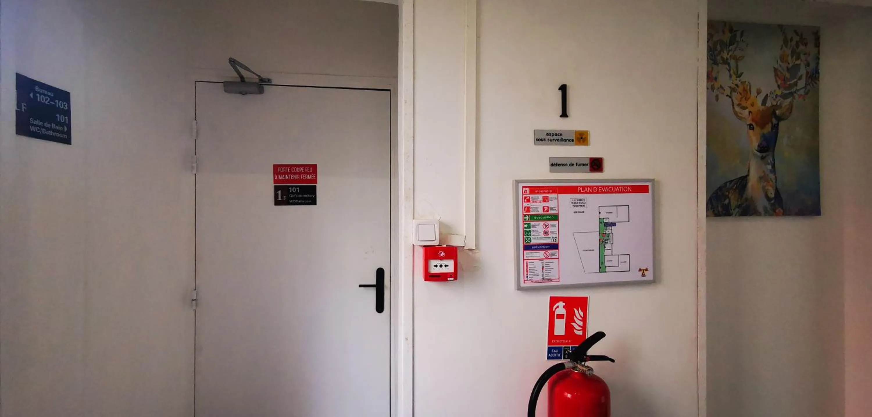 Floor plan in Le Coffice Auberge de Jeunesse