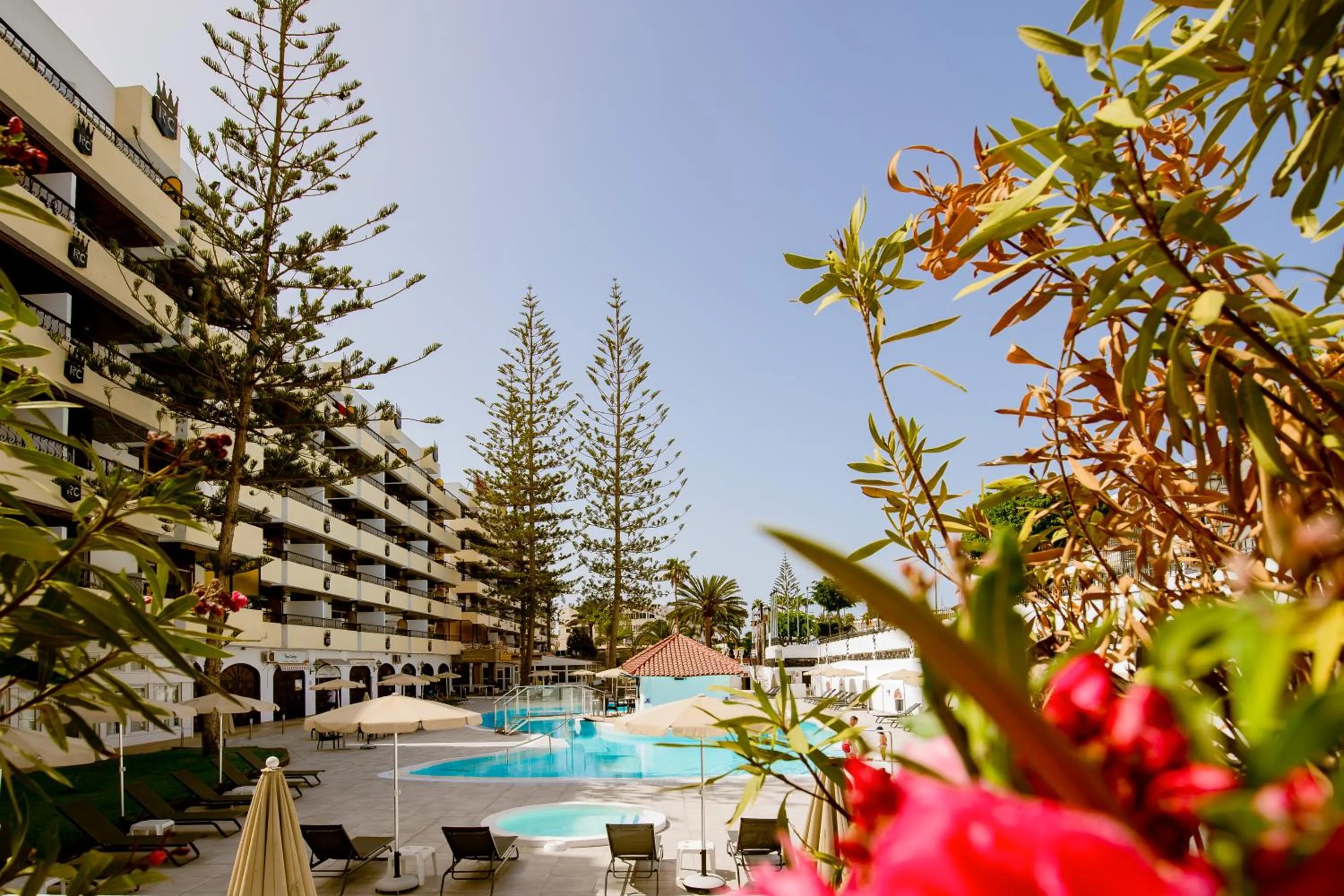 Garden view in Rey Carlos