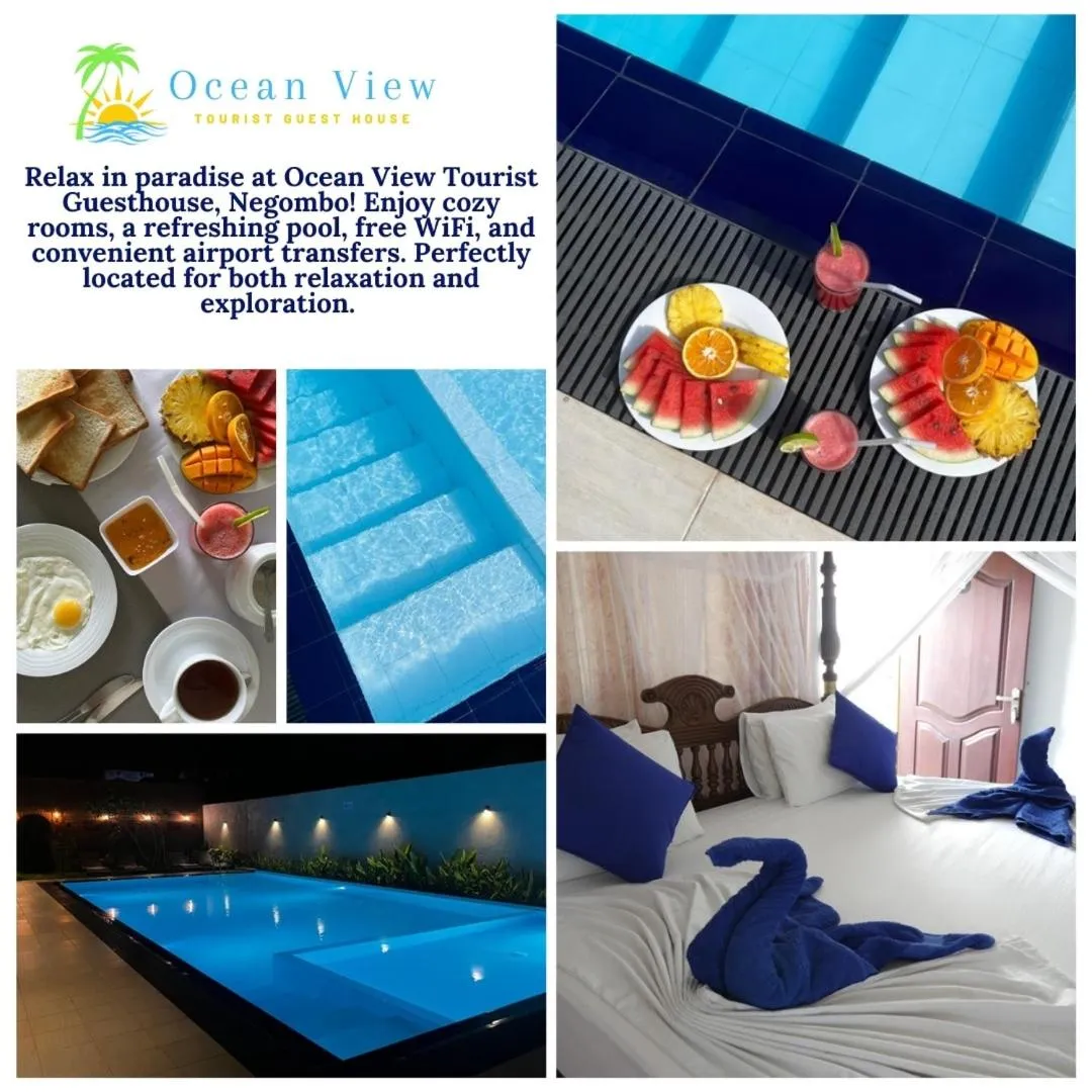 Ocean View tourist guest house at Negombo beach near the airport