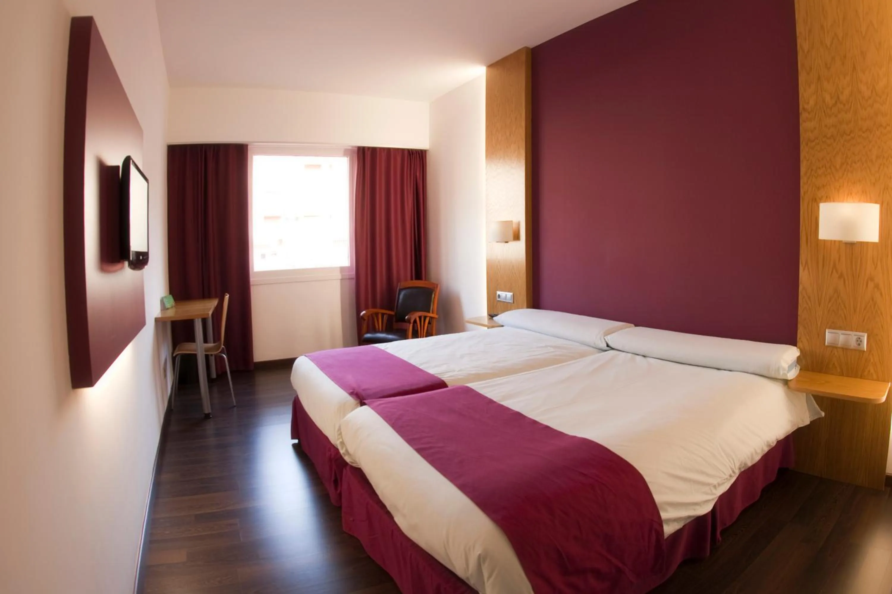 Bed in Hotel Jatorrena