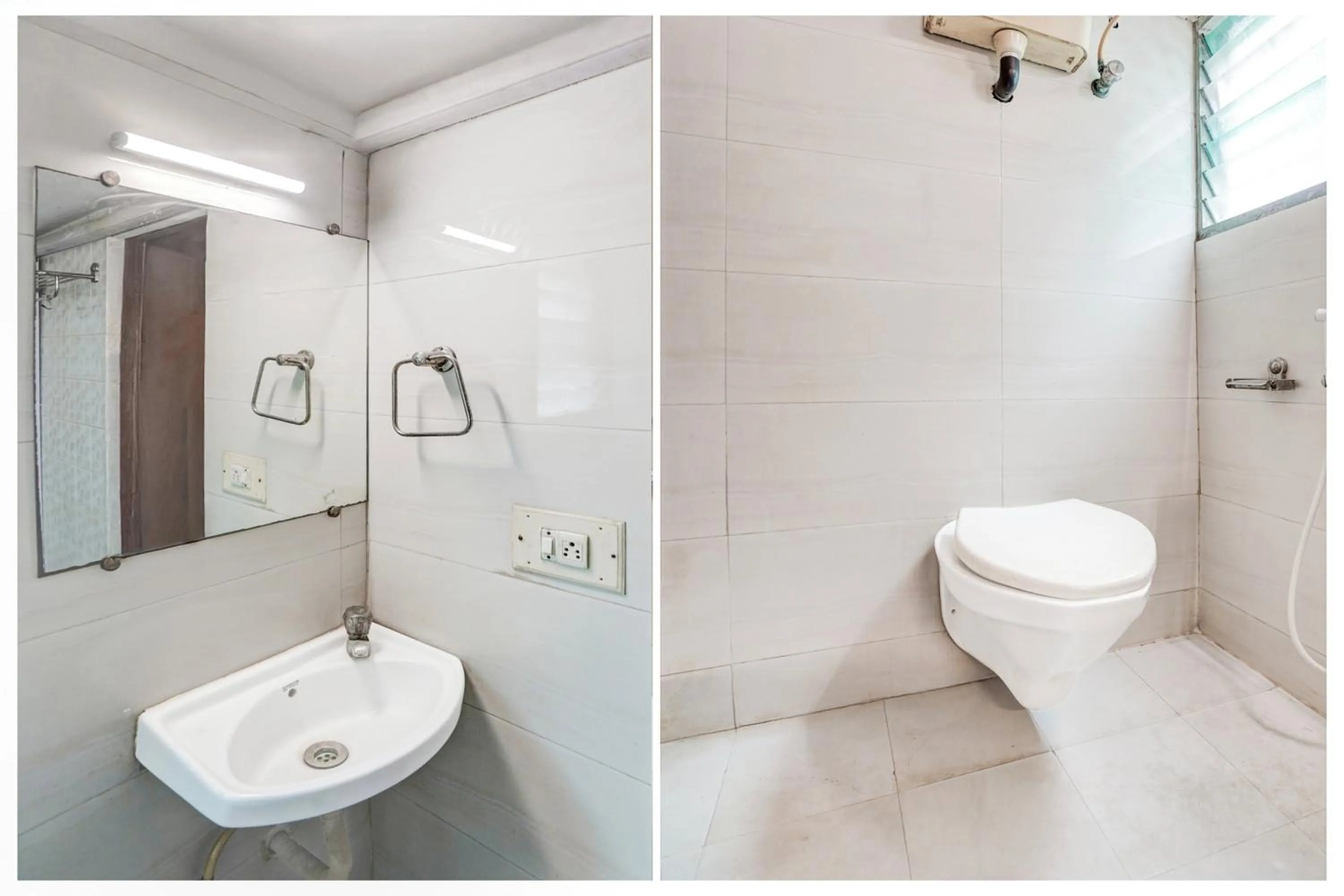 Bathroom in Super Hotel O Jamalpur Ahmedabad Formerly Hotel Peace