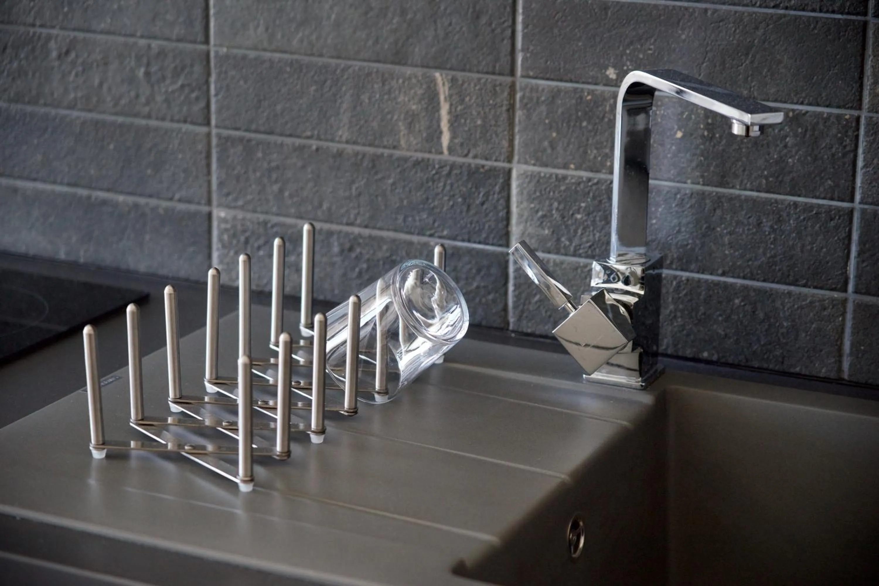 Kitchen or kitchenette in Alancia Suites