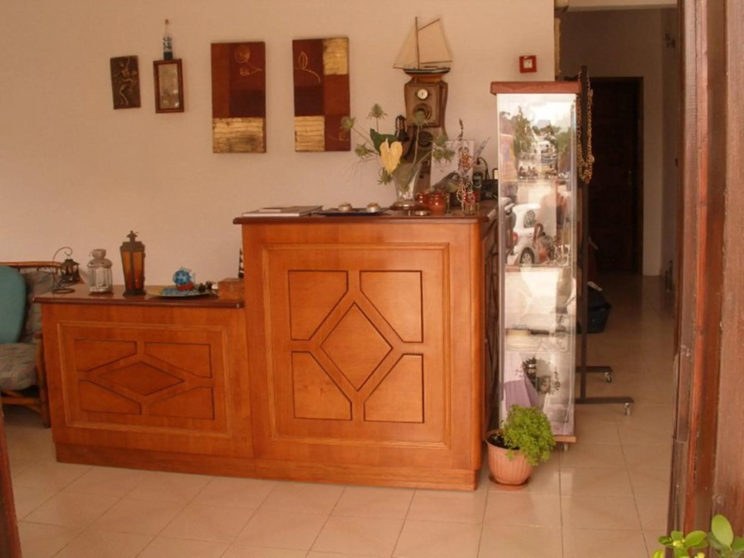 Lobby or reception in Hotel Alexandros