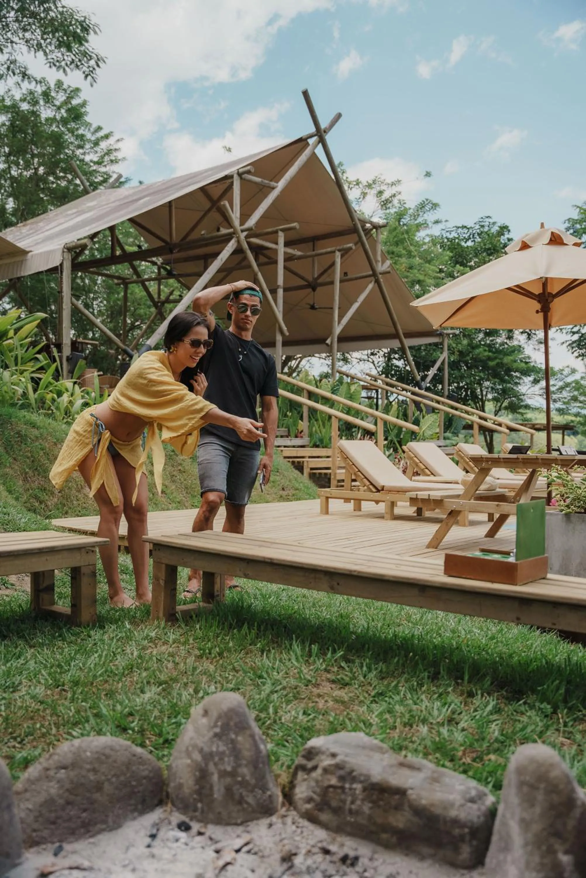 group of guests in Glamping Entre Rios