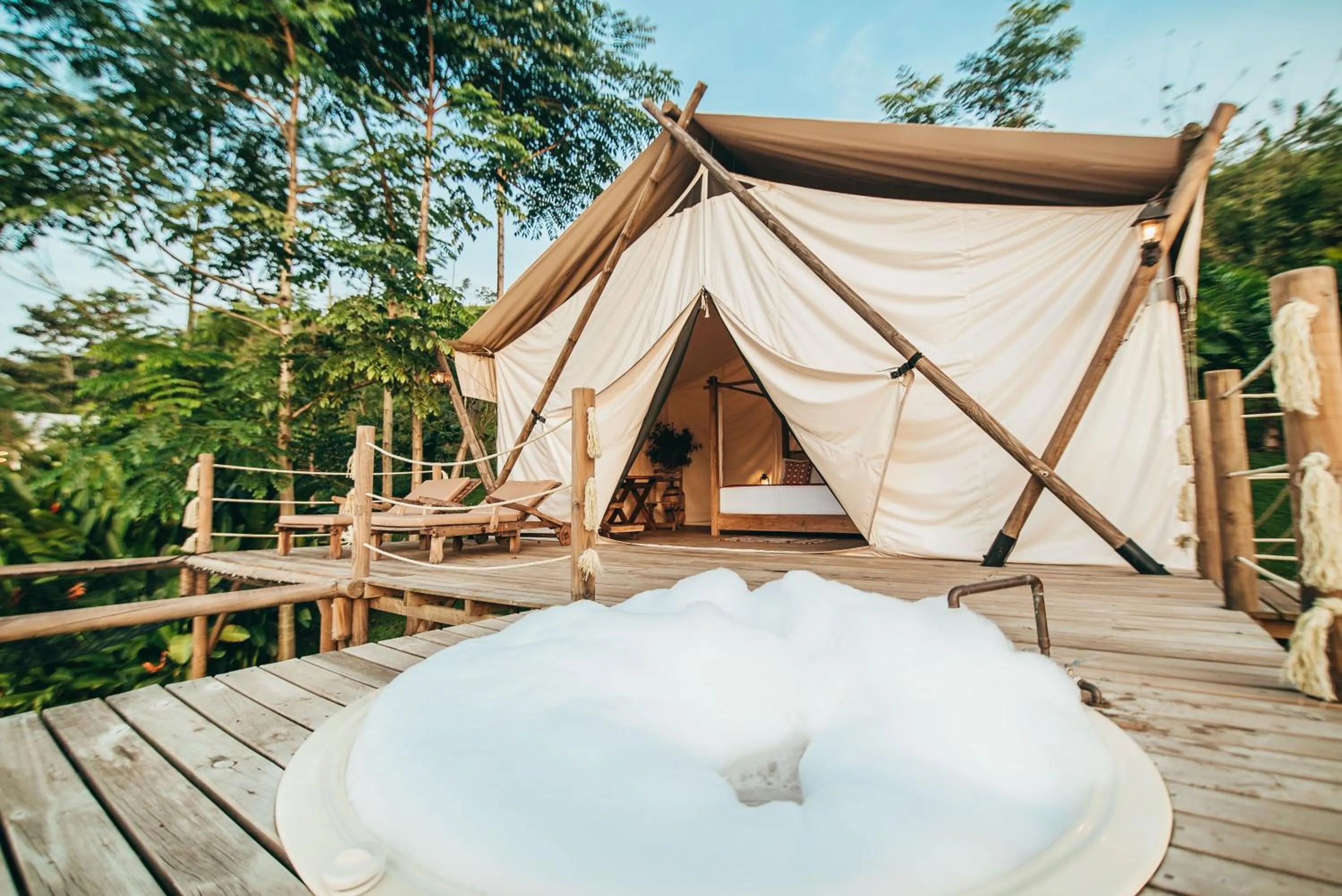 Garden view in Glamping Entre Rios