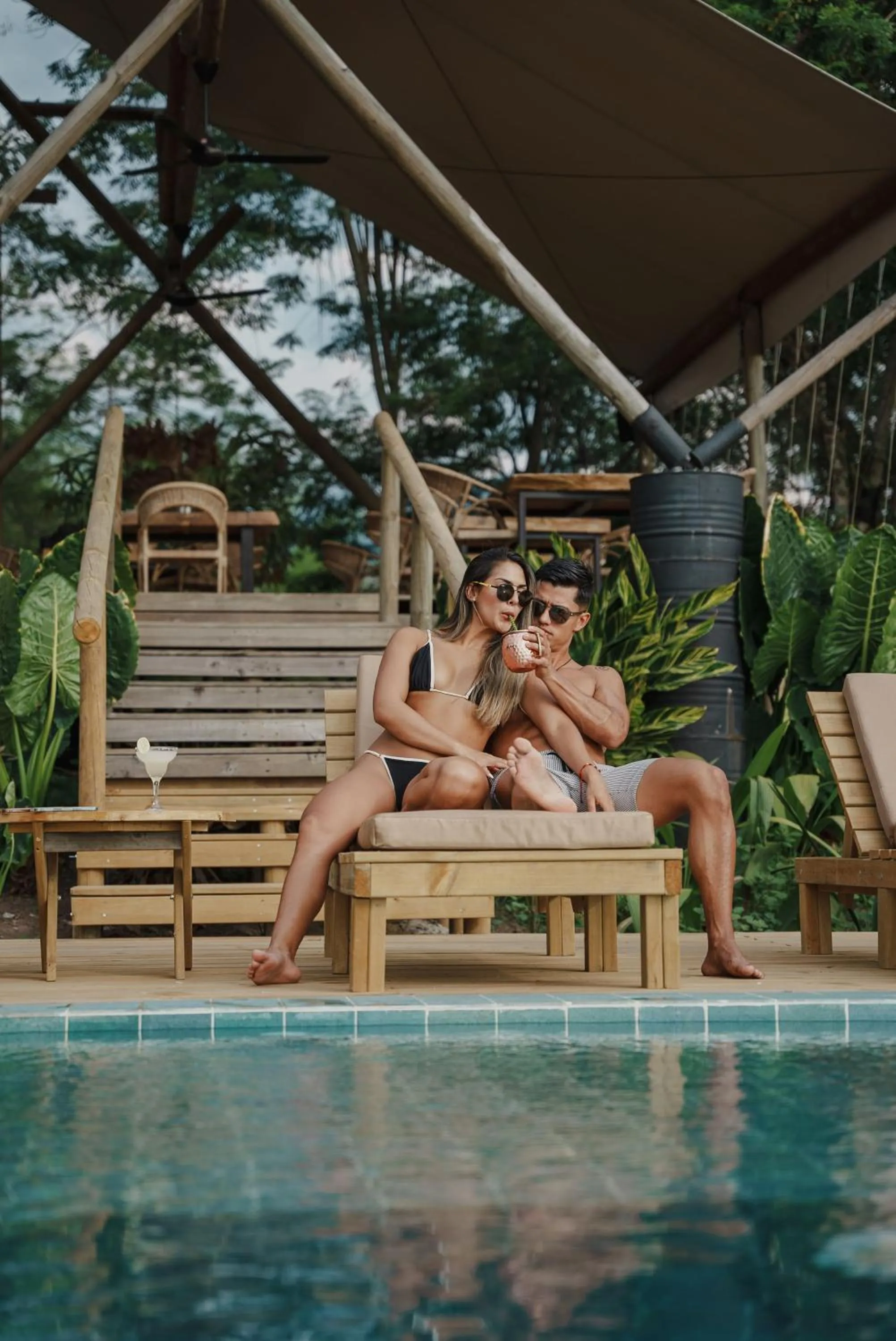 Swimming pool in Glamping Entre Rios